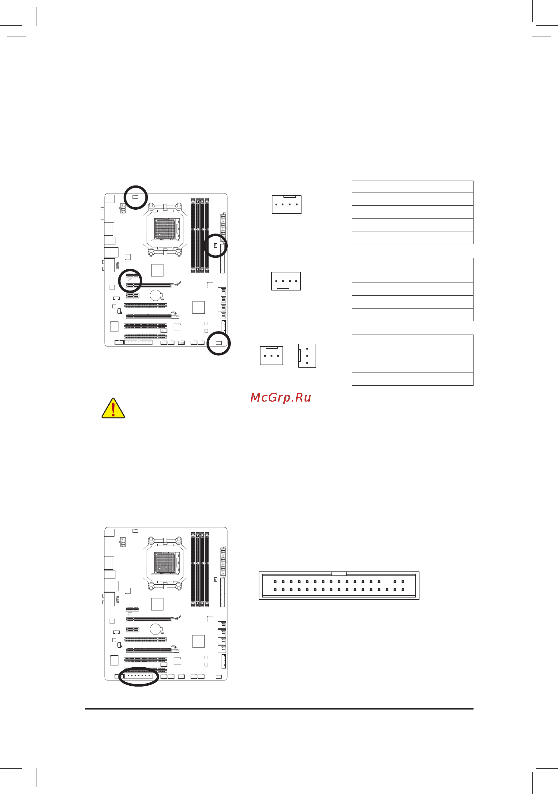 Gigabyte GA-880GA-UD3H   (rev. 3.0) [25/116] 4 5 cpu_fan sys_fan1 sys_fan2 pwr_fan fan headers