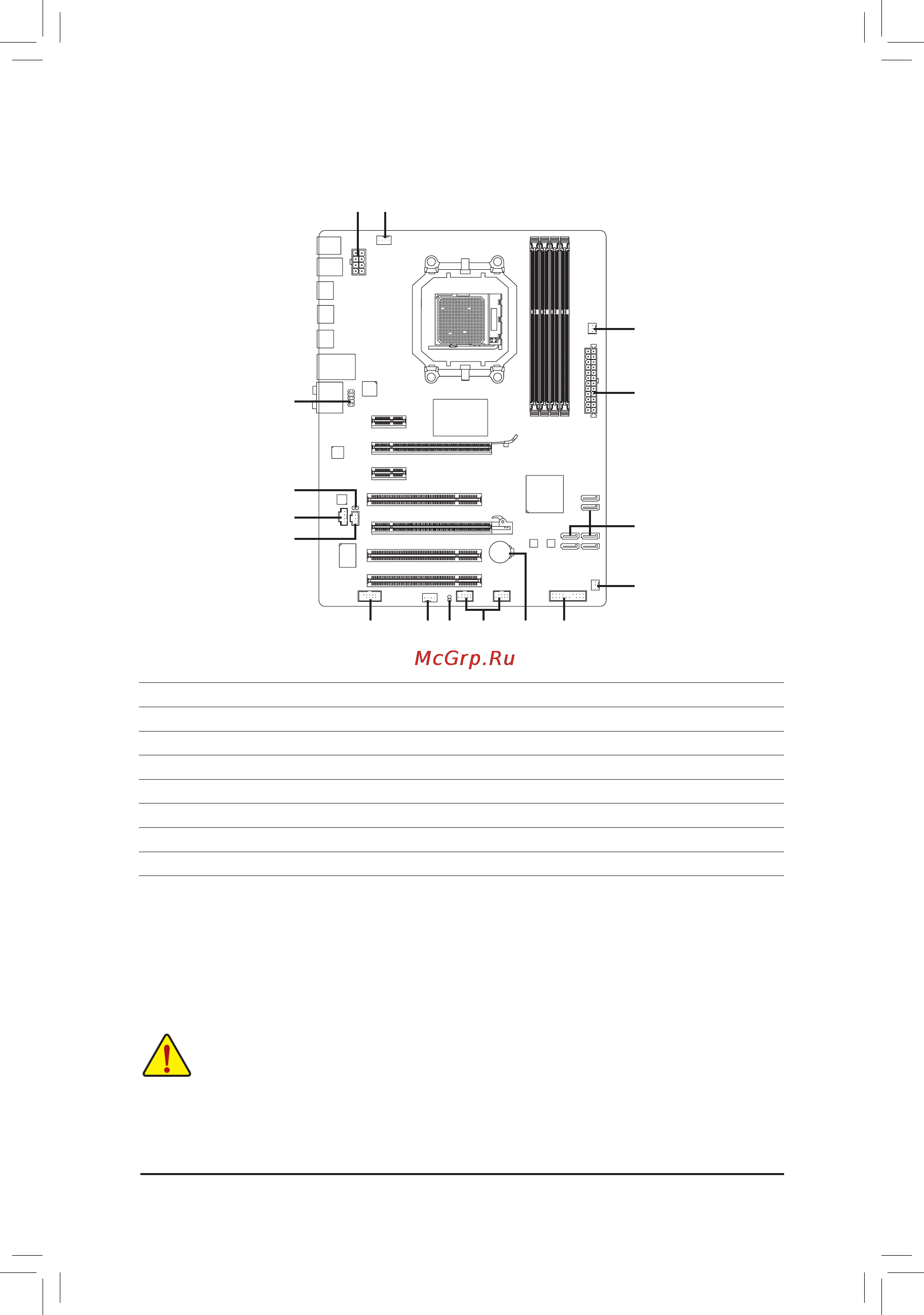 Gigabyte GA-870A-USB3   (rev. 3.1) [21/96] 7 internal connectors