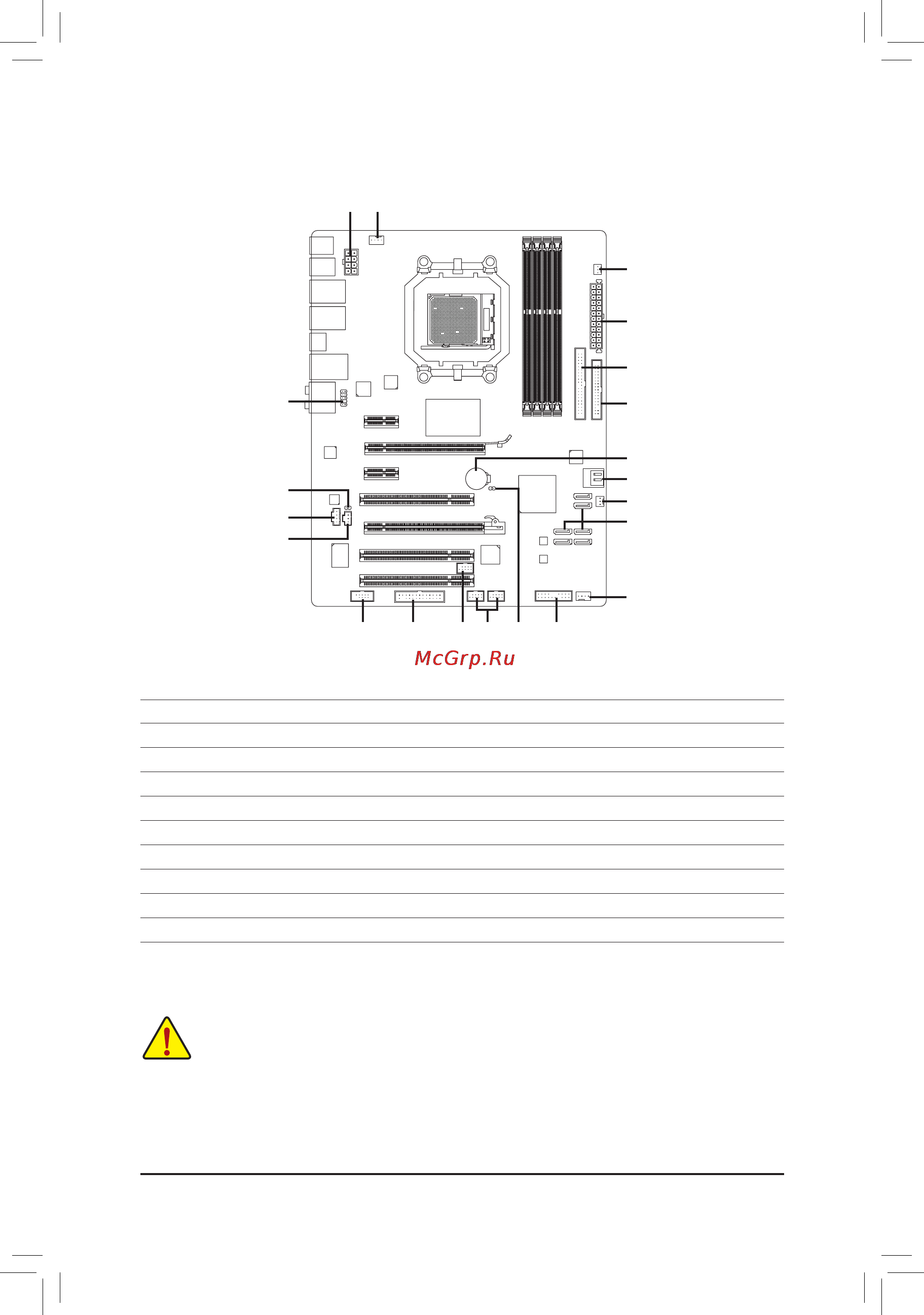 Gigabyte GA-870A-UD3   (rev. 2.1) [15/27] 7 внутренниеинтерфейсныеразъемы