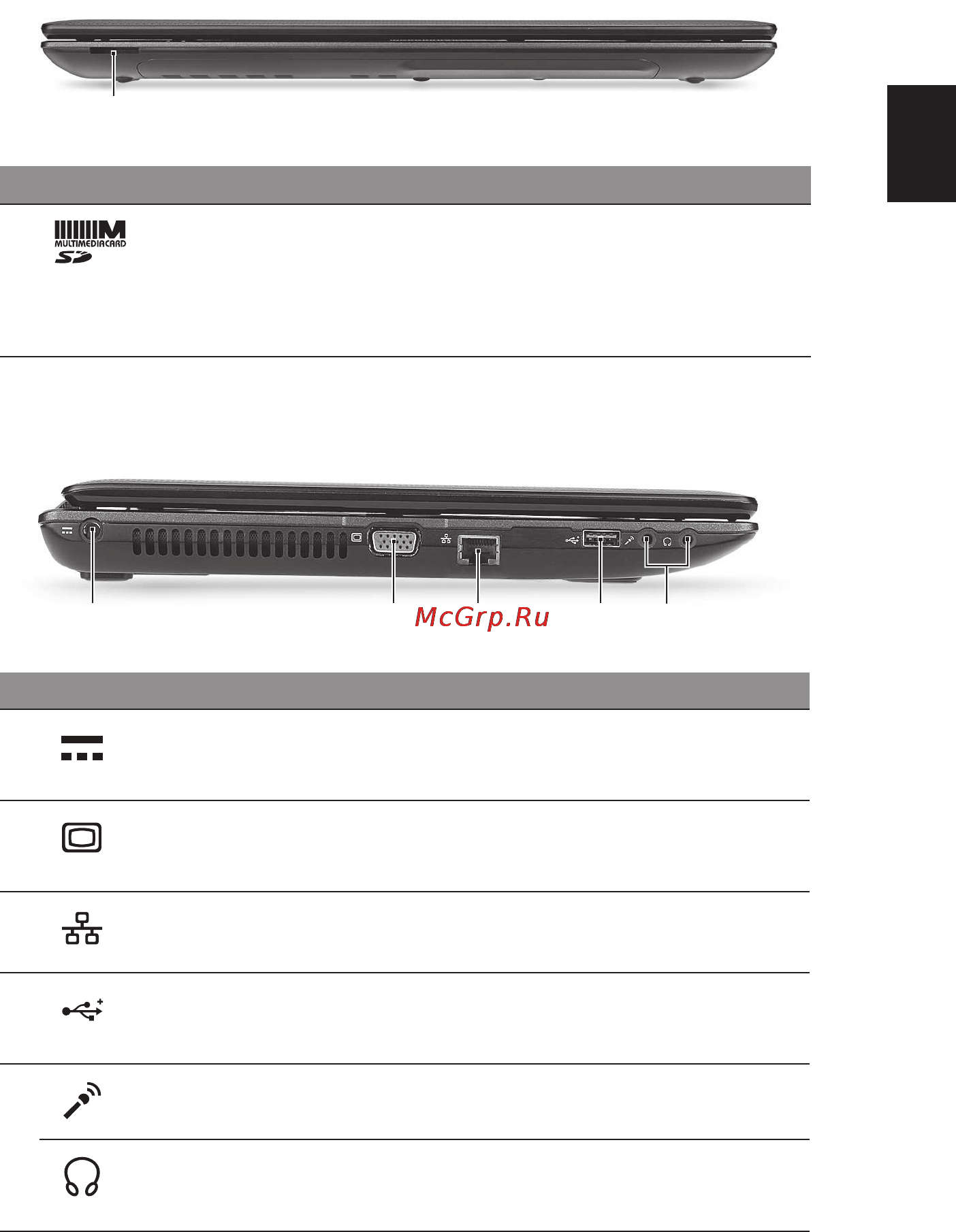 Acer Aspire 5333 [7/10] Вид спереди с закрытой крышкой