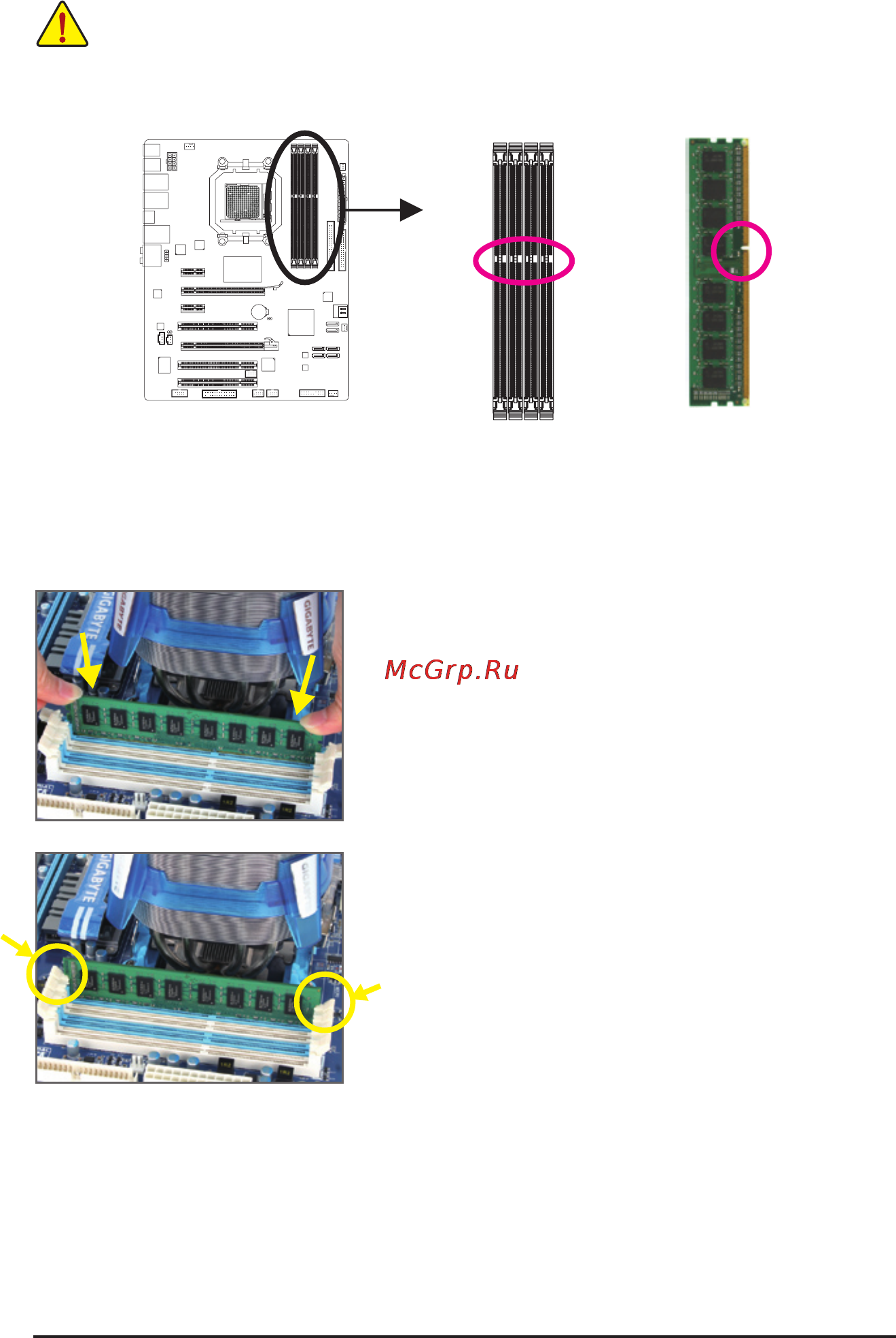 Gigabyte GA-870A-UD3   (rev. 2.2) [17/116] 4 2 installing a memory