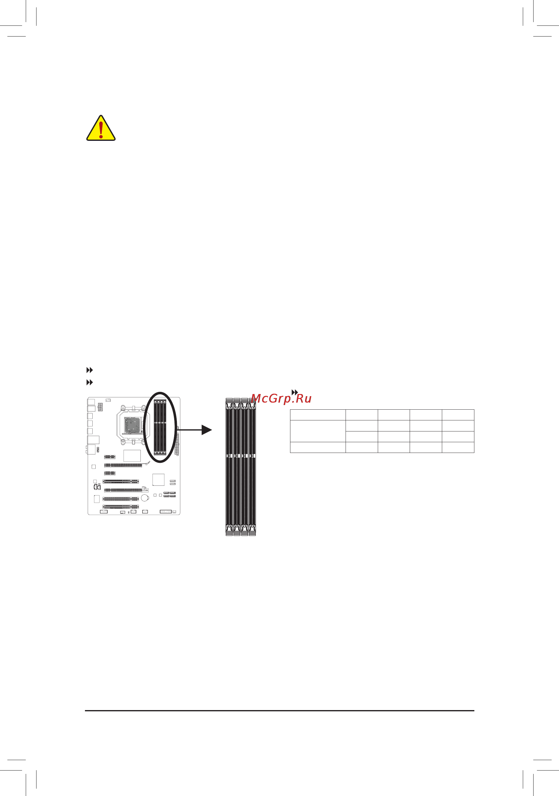 Gigabyte GA-870-UD3P   (rev. 1.3) [10/24] 4 установкасистемнойпамяти