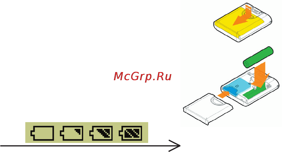 Rover MediaM1(256+SD) [8/22] Установка батарей и карты sd