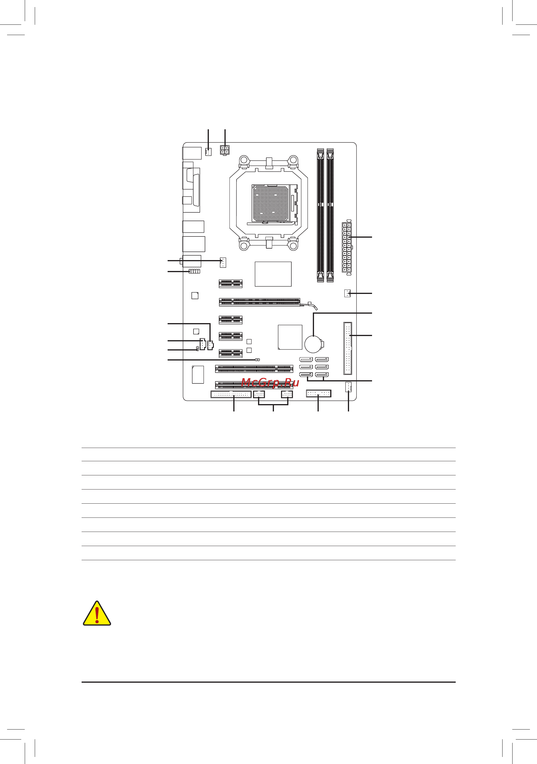Gigabyte GA-770T-D3L   (rev. 3.1) [21/100] 7 internal connectors