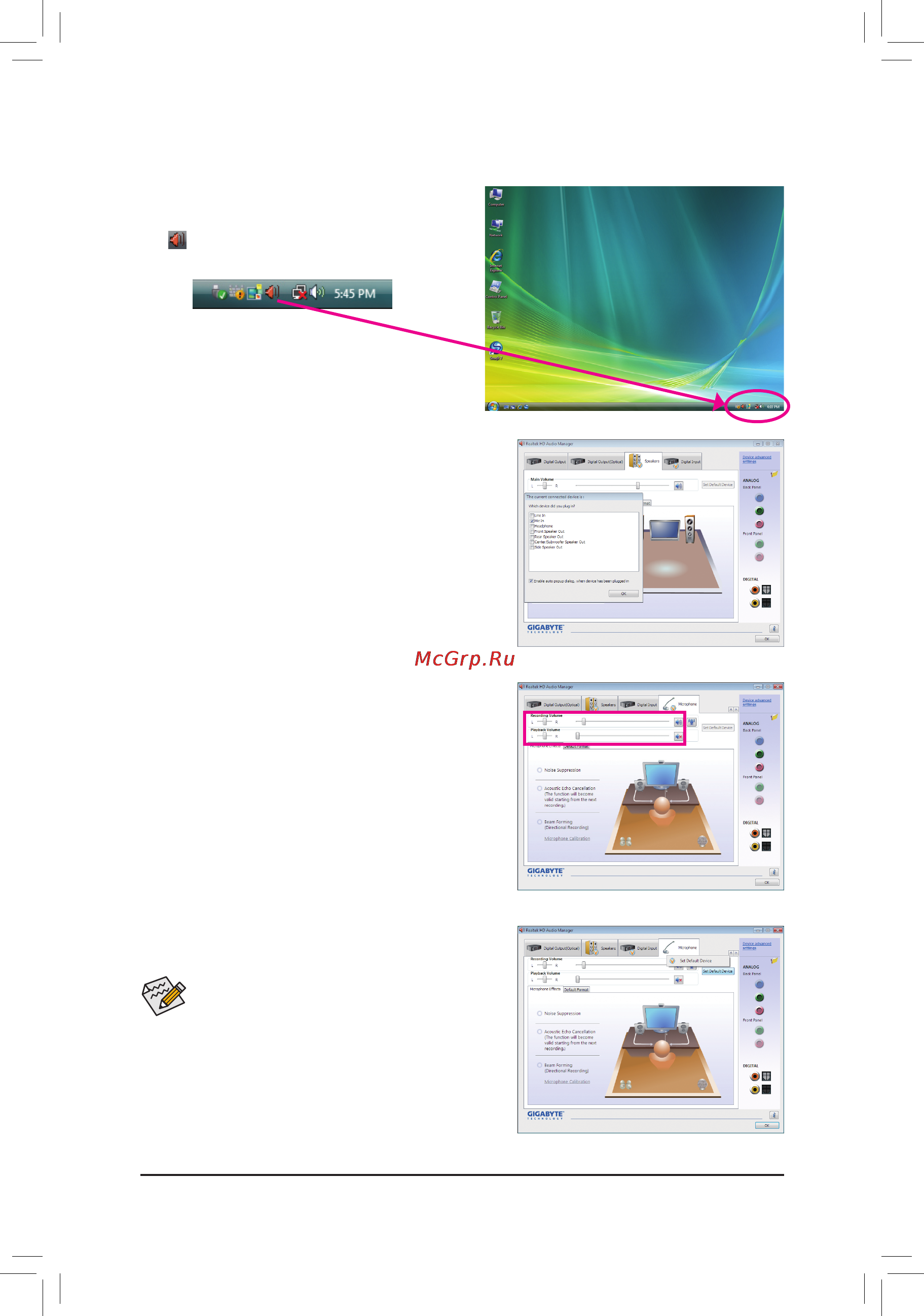 Gigabyte GA-770T-D3L   (rev. 3.1) [90/100] 2 3 configuring microphone recording