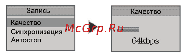 Rover RoverMedia Aria G5 [53/67] Меню запись