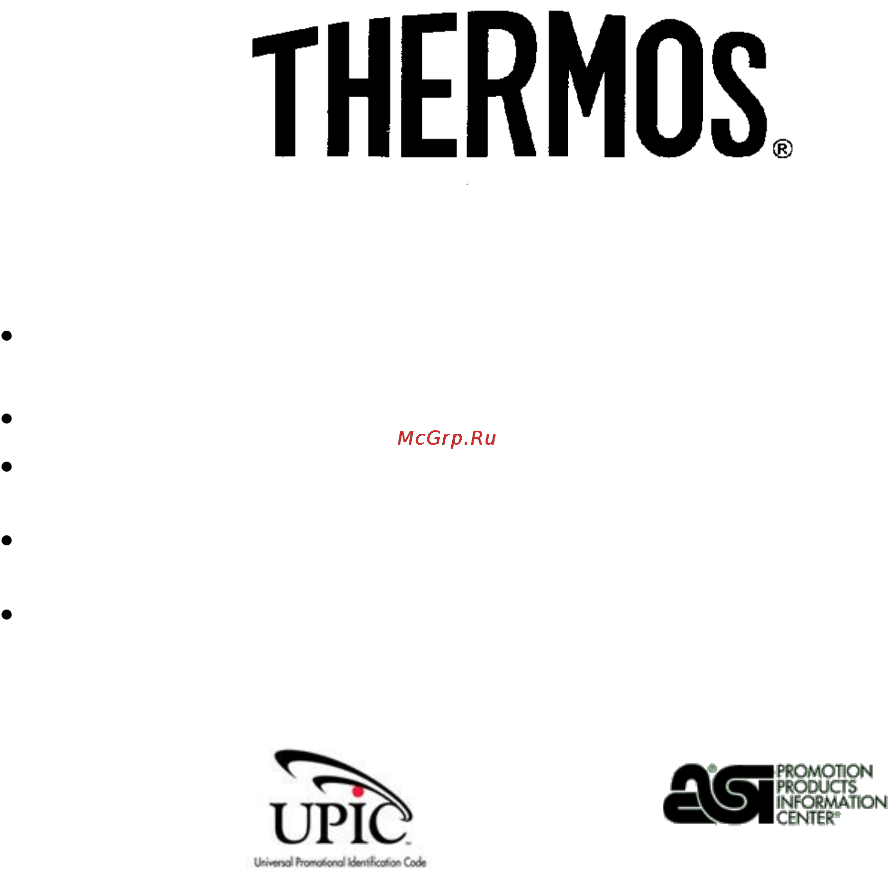 Thermos 100335 Black Инструкция по эксплуатации онлайн