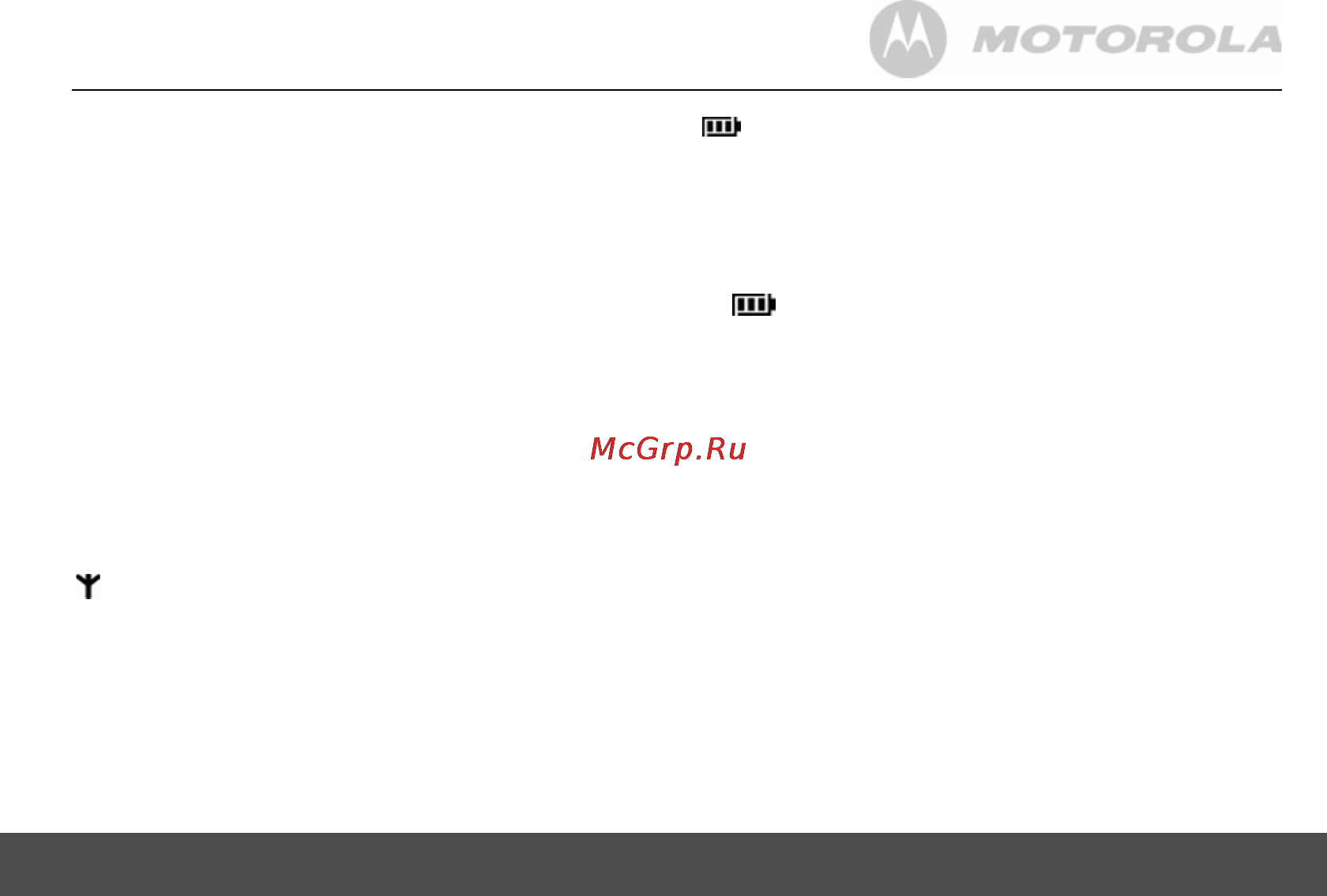 Motorola D401 Silver [29/37] Icon flashes