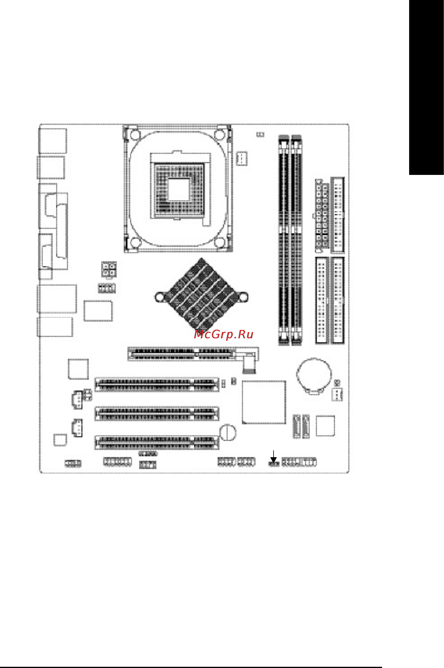 Gigabyte GA-8IG1000MT [11/96] Ga 8ig1000mt motherboard layout