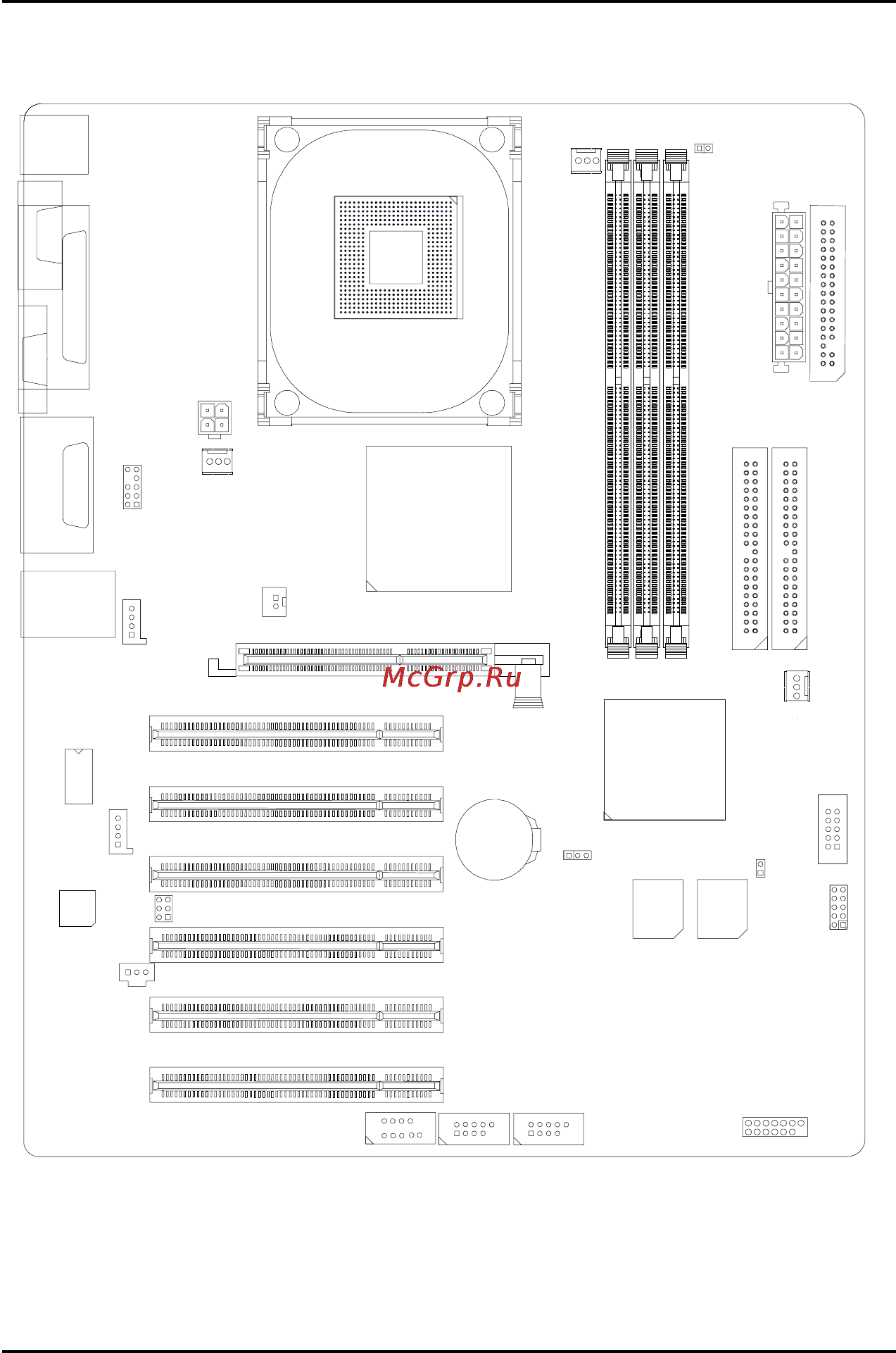 Gigabyte GA-8IGX [11/95] Ga 8igx motherboard layout
