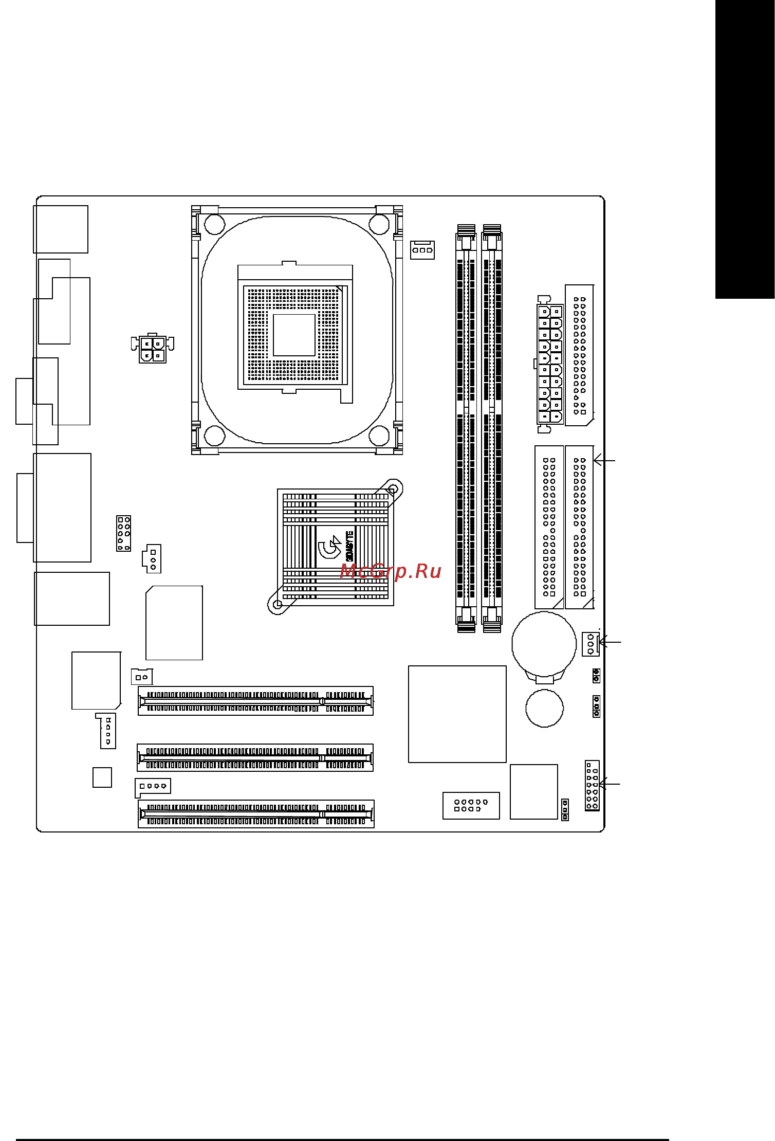 Gigabyte GA-8ILFT [10/80] Ga 8ilft series motherboard layout