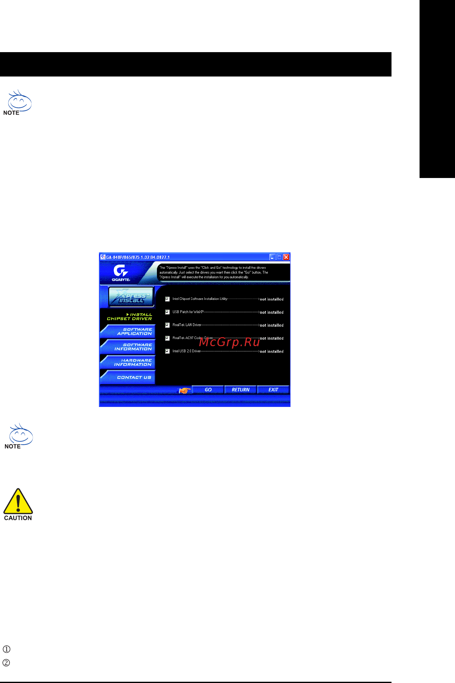 Gigabyte GA-8IPE1000   (rev. 4.x) [49/80] Chapter 3drivers installation