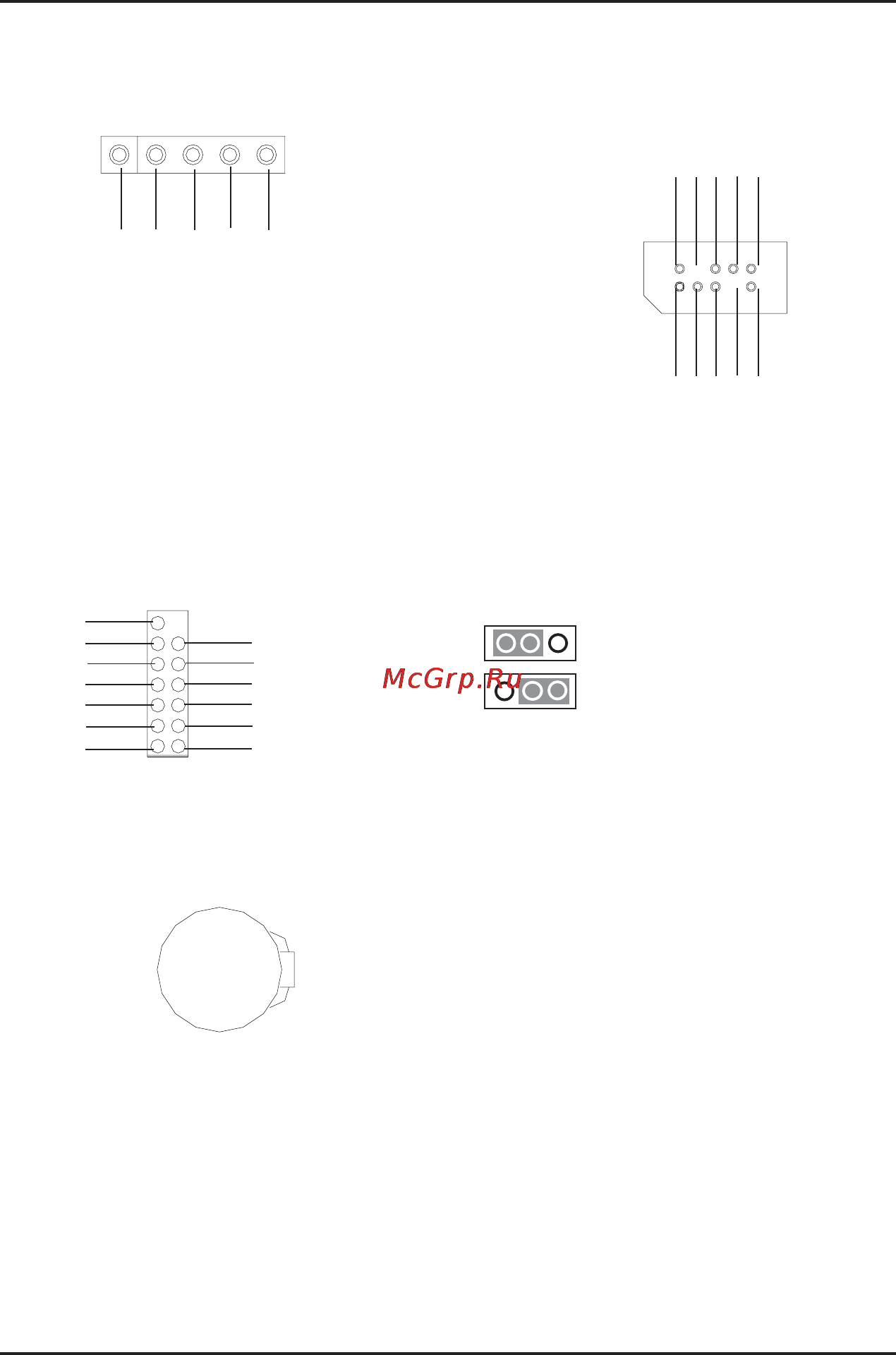 Gigabyte GA-8IDML-C [19/19] C ик i передний разъем usb