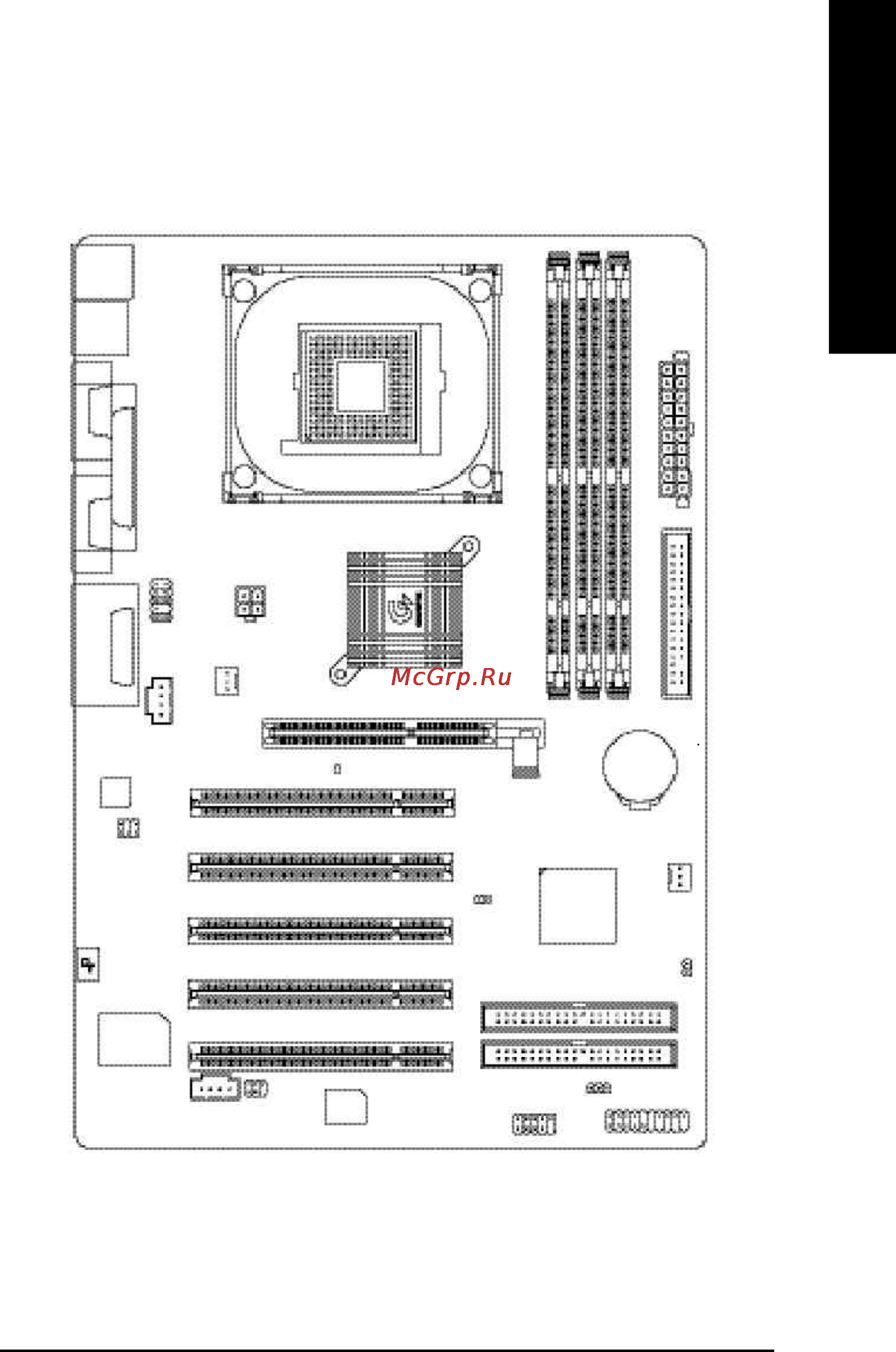 Gigabyte GA-8ID2003 [11/96] Ga 8id2003 series motherboard layout