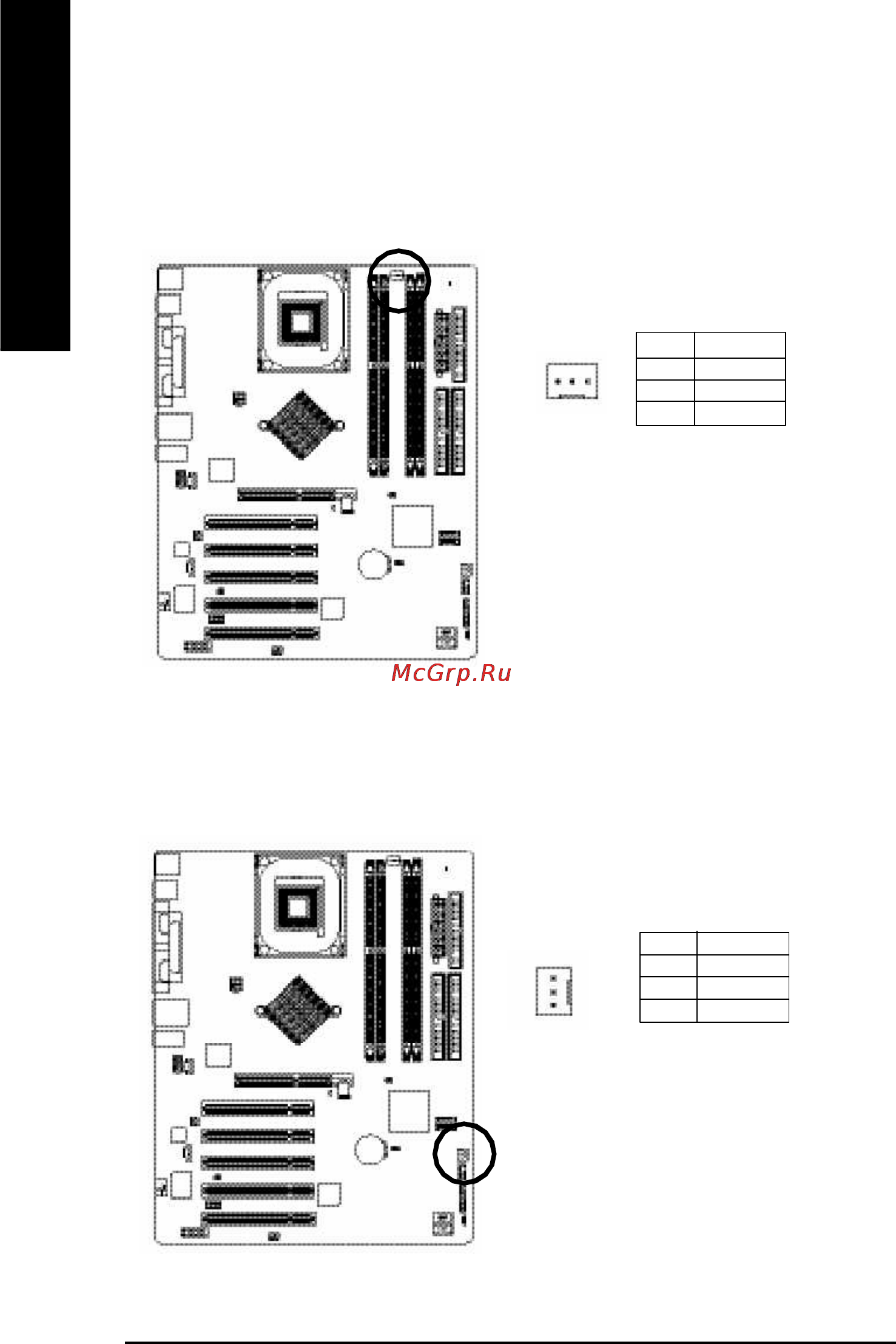 Gigabyte GA-8I865PE-L [26/112] Cpu_fan cpu fan connector