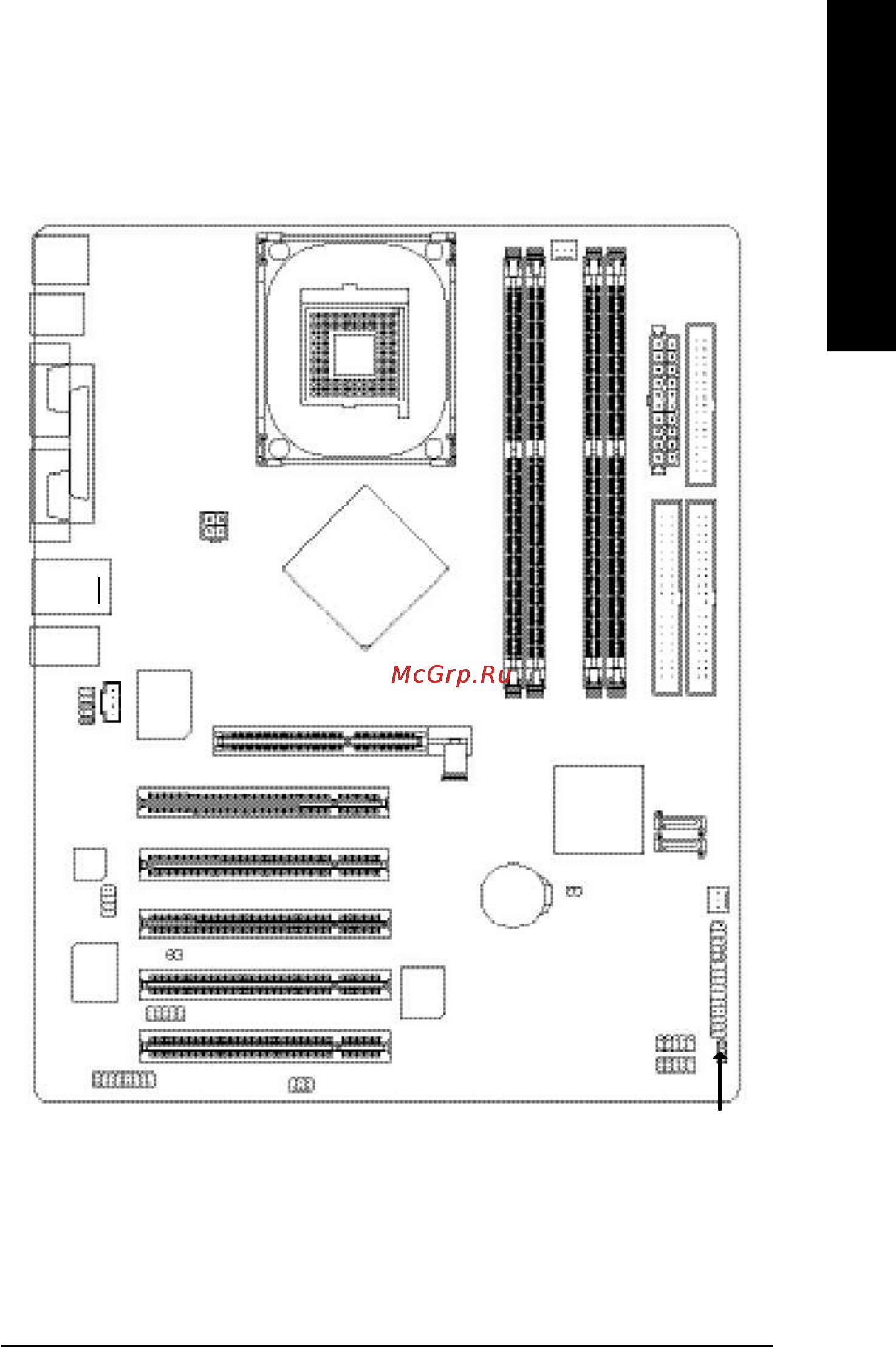 Gigabyte GA-8I865P-G [11/96] Ga 8i865p g motherboard layout