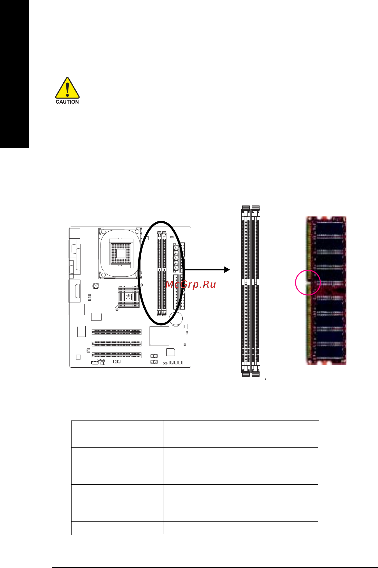 Gigabyte GA-8I845GV-C [16/96] Step 2 install memory modules