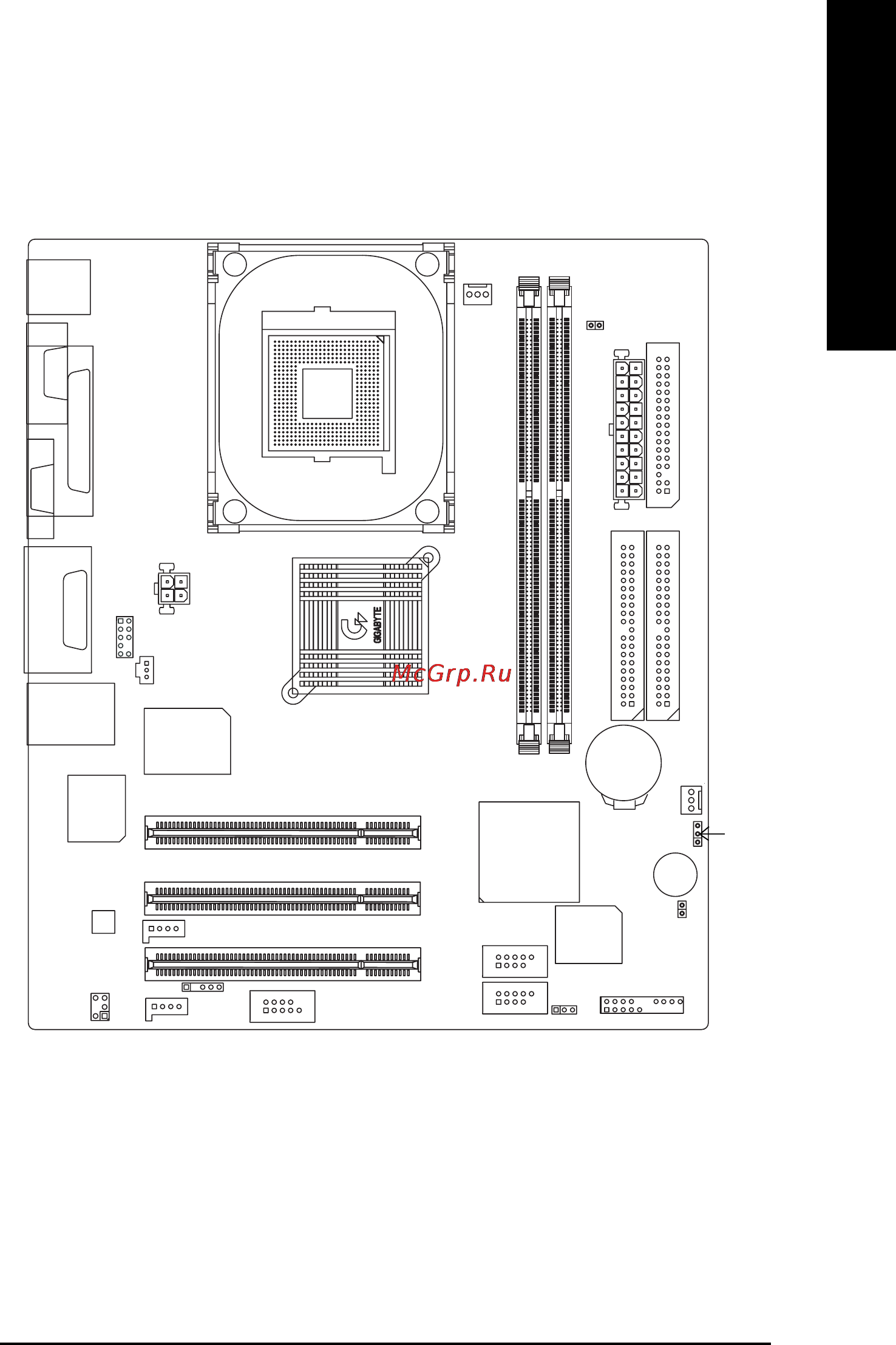 Gigabyte GA-8GVMT4 [11/96] Ga 8vd667 motherboard layout