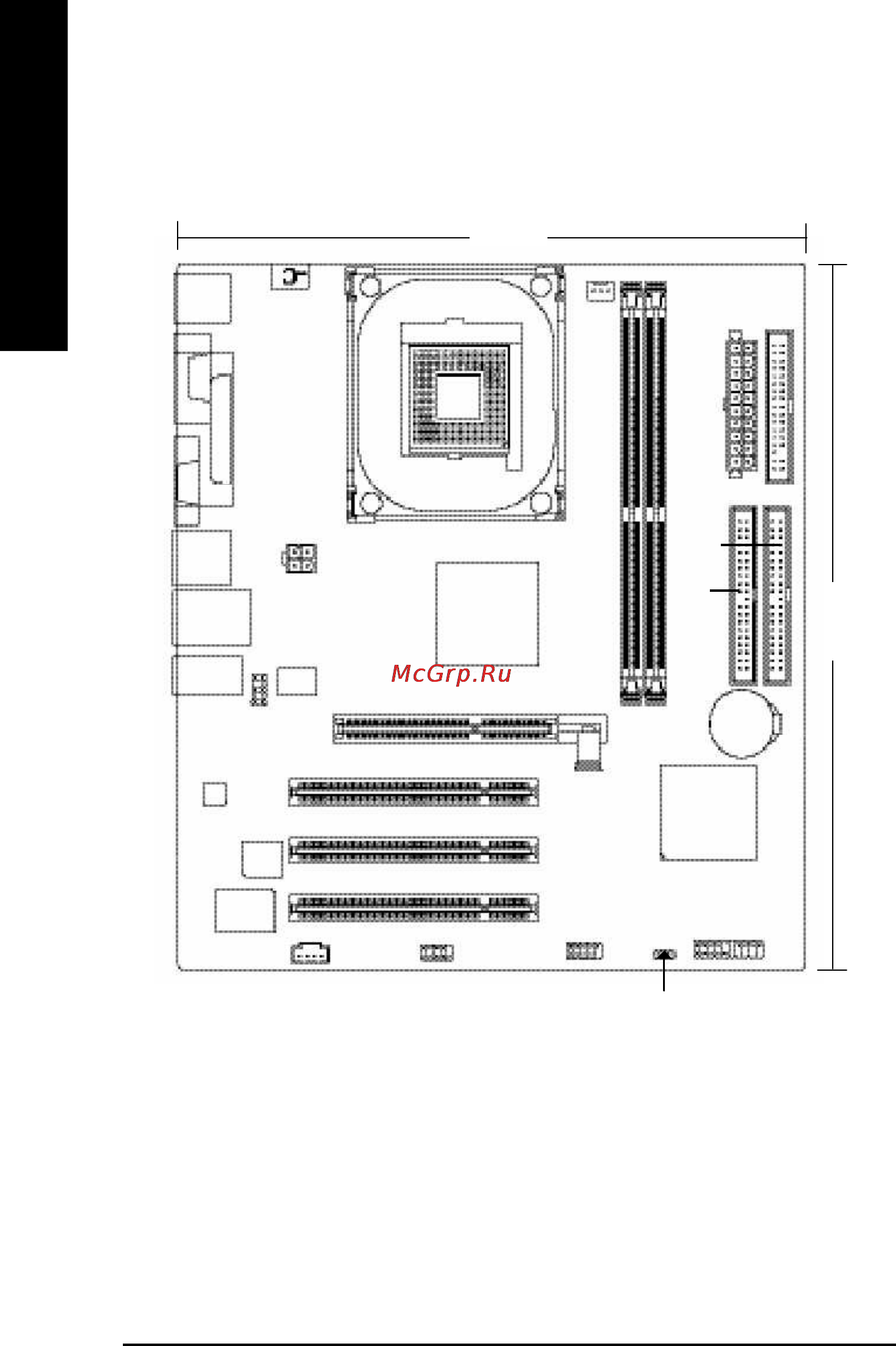Gigabyte 8VM533M-RZC [6/36] Vm533m rz series motherboard layout