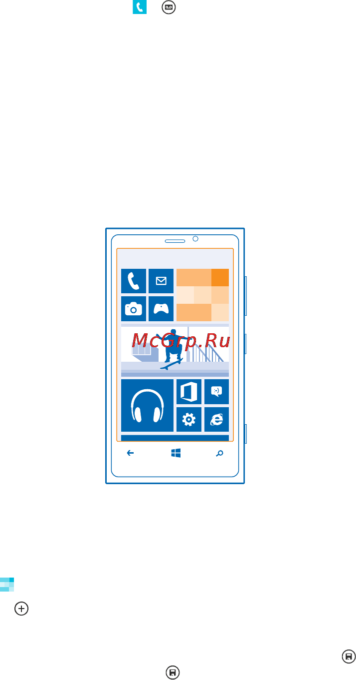Nokia LUMIA 920 White [41/120] Добавление нового контакта