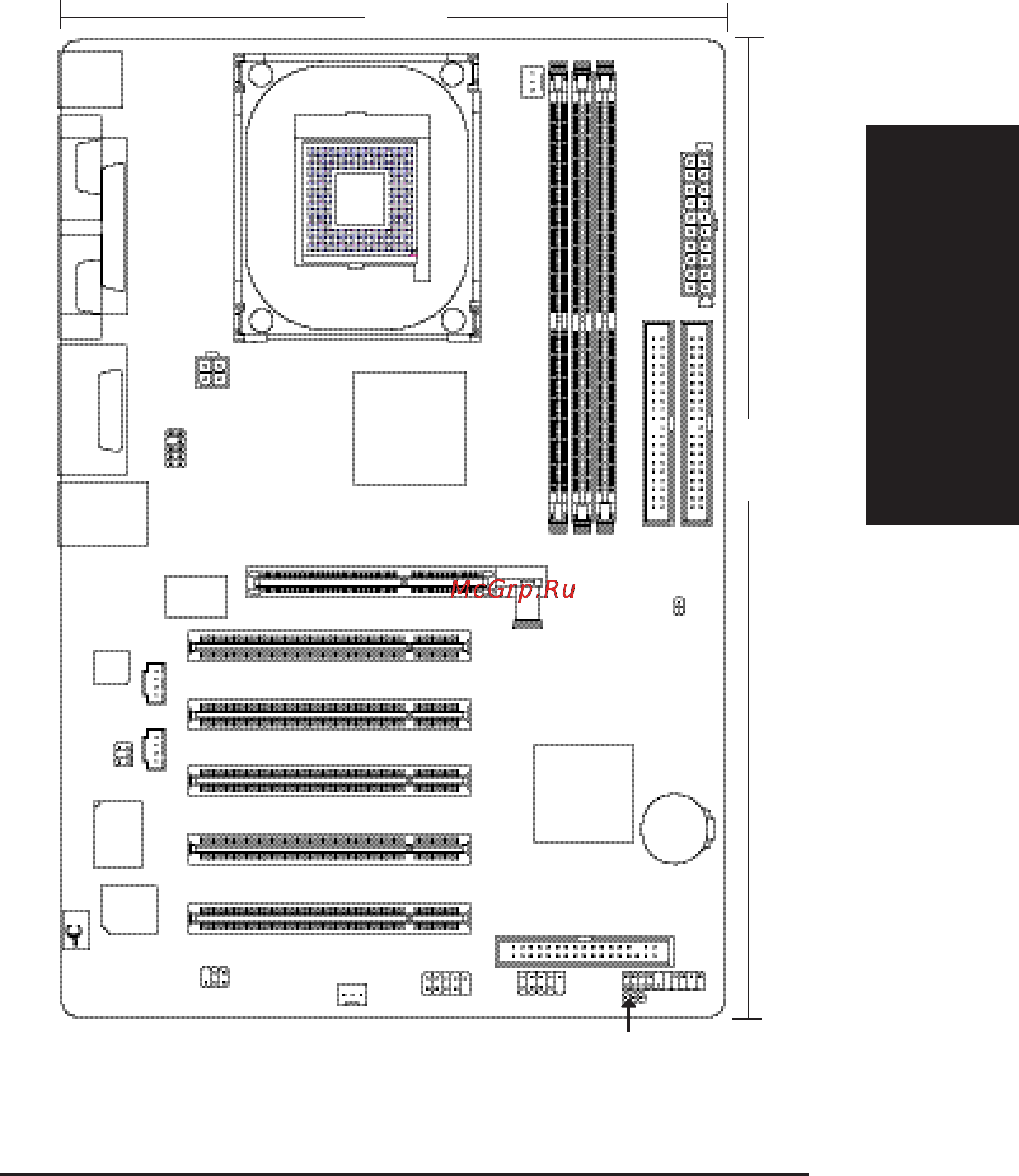 Gigabyte 8S648FX-RZ [5/18] Ðàñïîëîæåíèå êîìïîíåíòîâ íà ñèñòåìíûõ ïëàòàõ ñåðèè 8s648fx rz