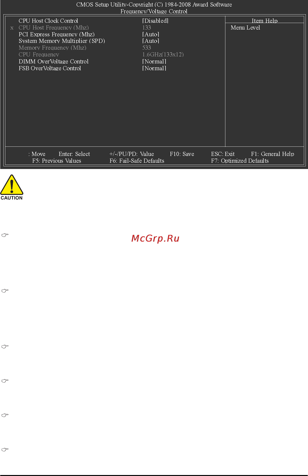 Gigabyte GA-GC230D   (rev. 1.0) [37/72] 9 frequency voltage control