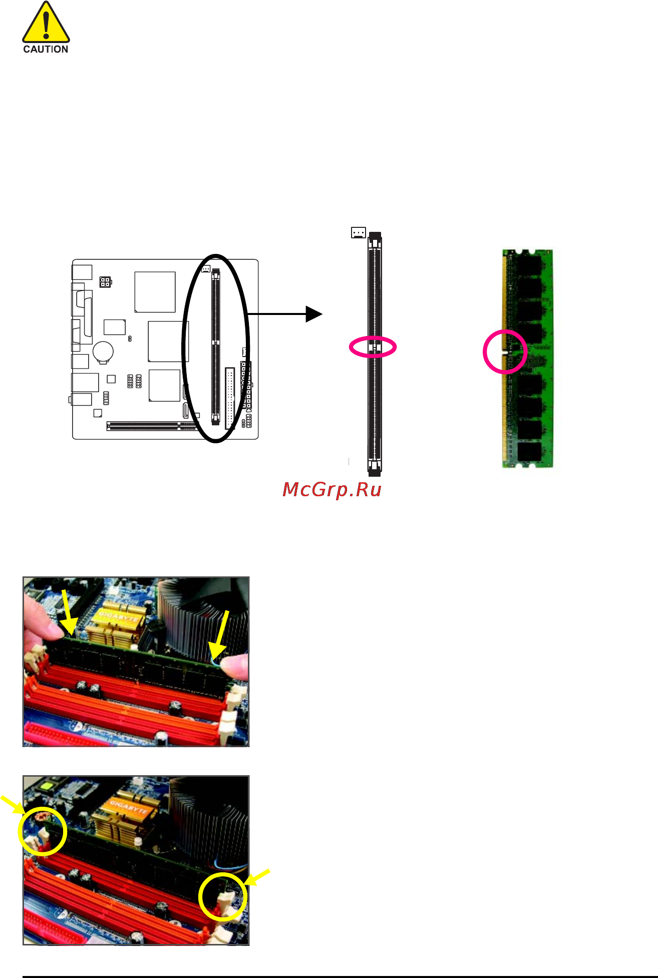 Gigabyte GA-GC220   (rev. 1.0) [12/72] 3 installing the memory