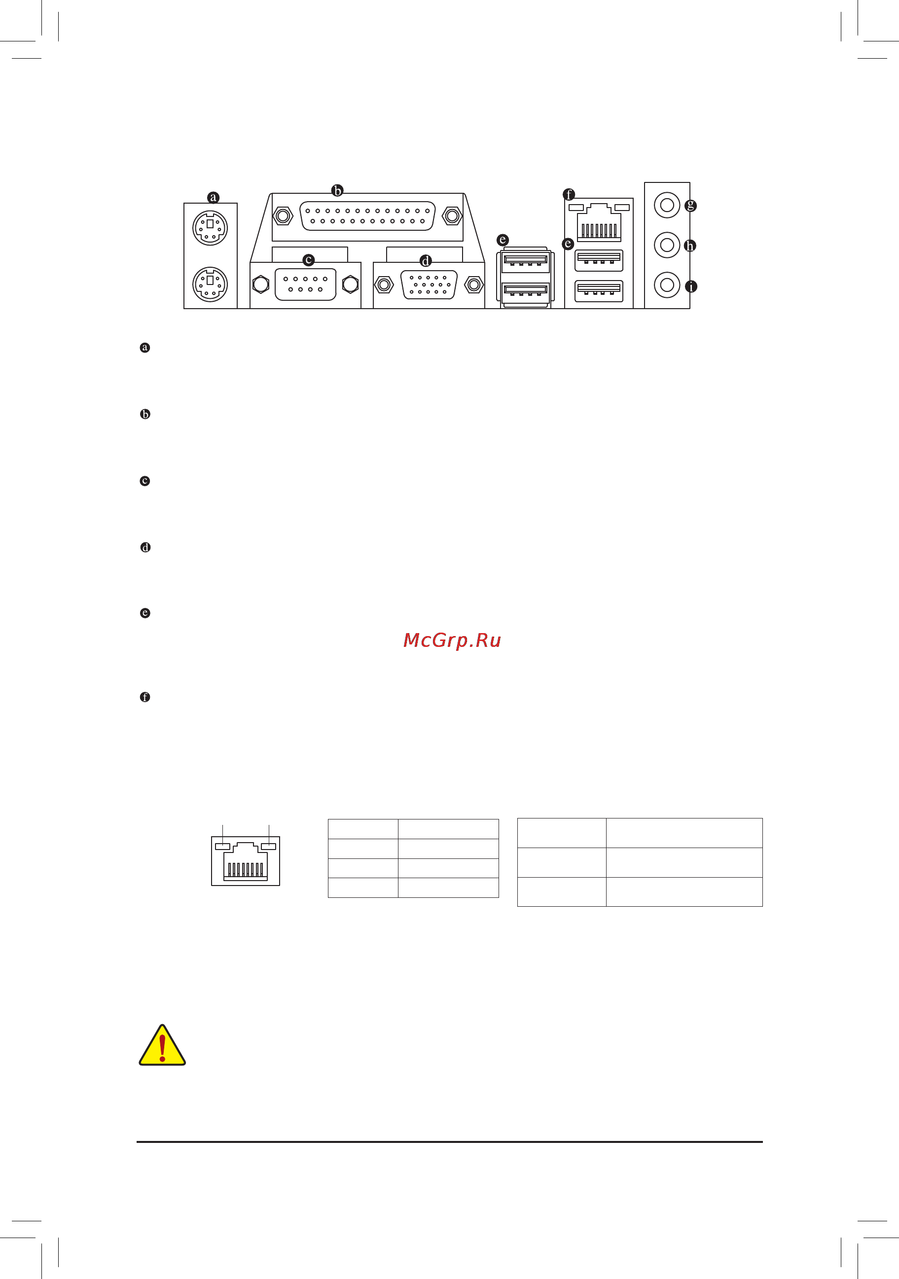 Gigabyte GA-D510UD   (rev. 1.0) [7/18] 4 интерфейсныеразъемыназаднейпанели