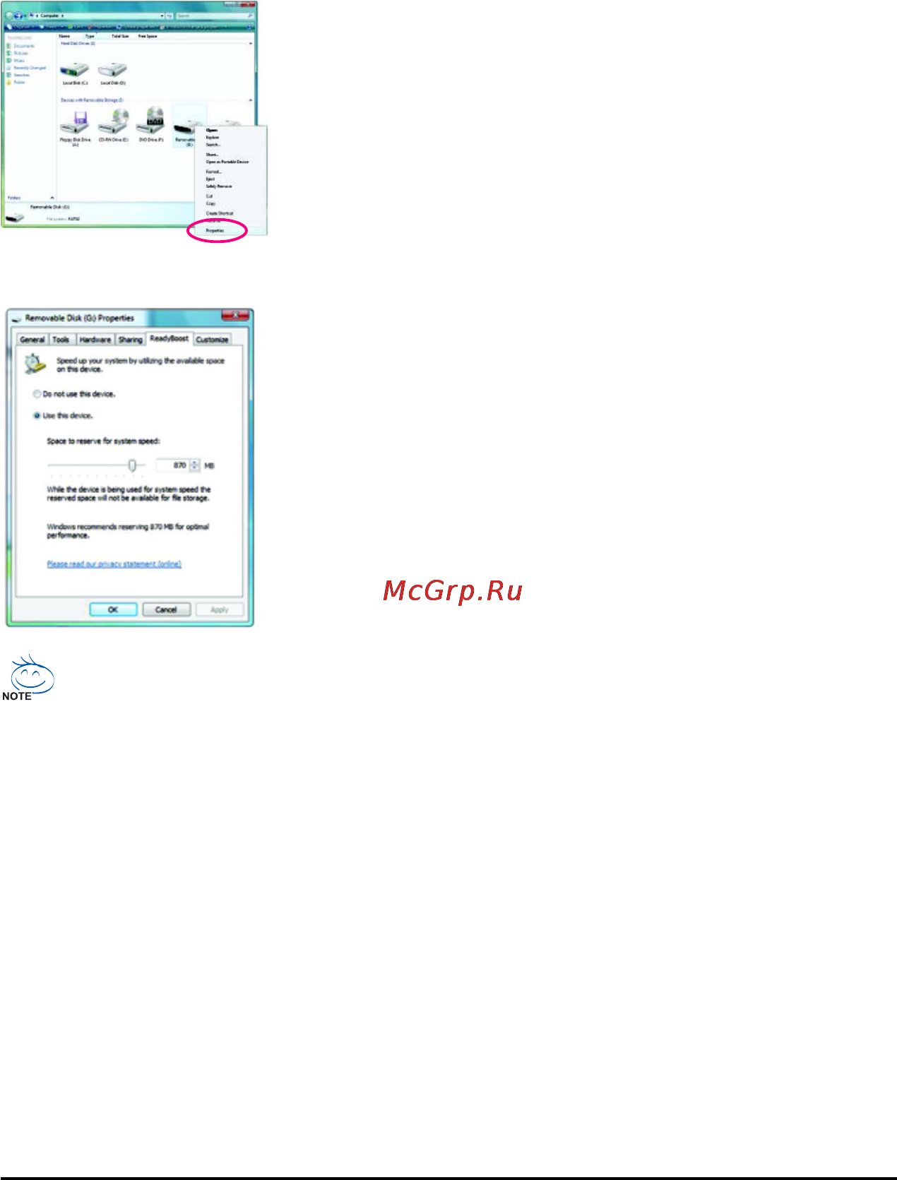 Gigabyte GA-945GCM-S2C [68/84] 4 windows vista readyboost