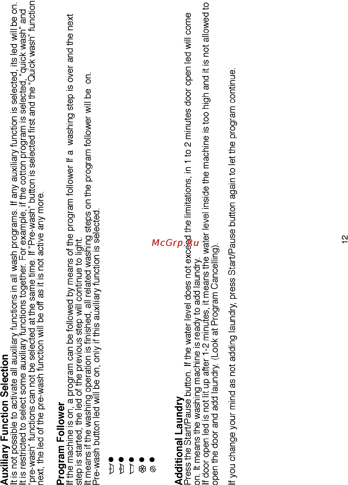 Beko WMD 55060 [14/48] Program follower