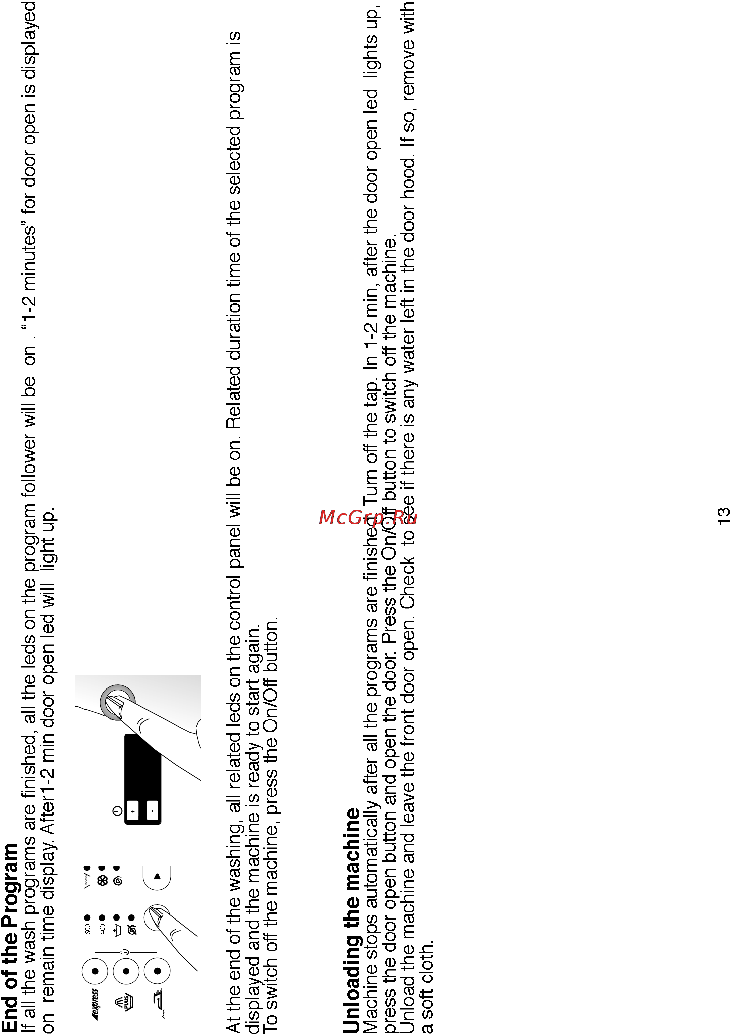 Beko WMD 55080 [15/48] End of the program