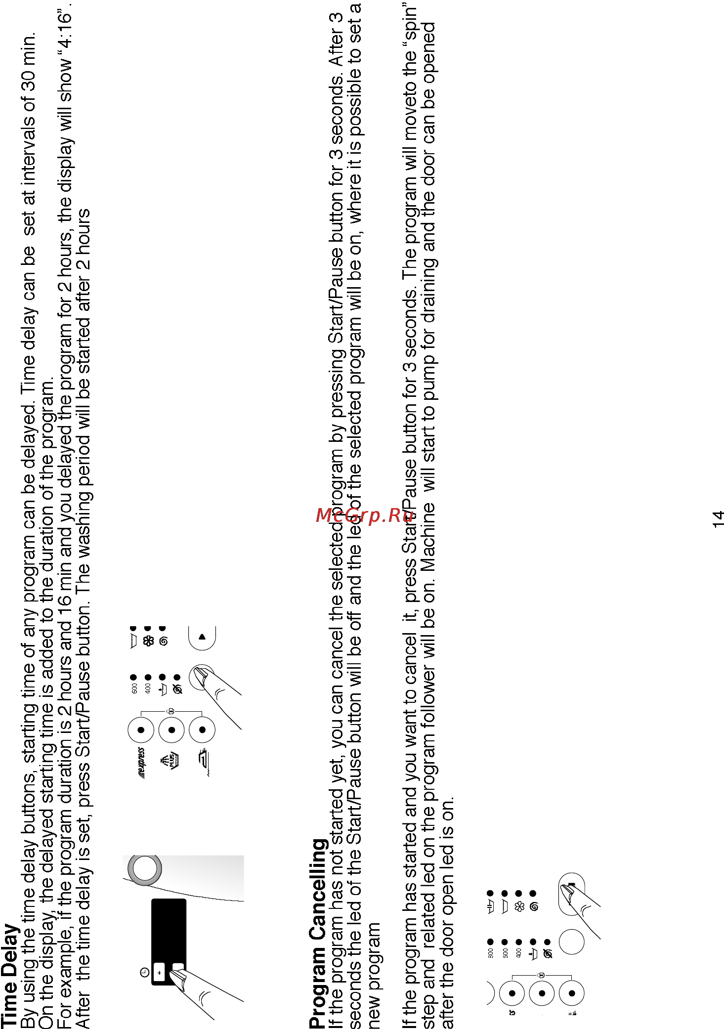 Beko WMD 55080 [16/48] Program cancelling