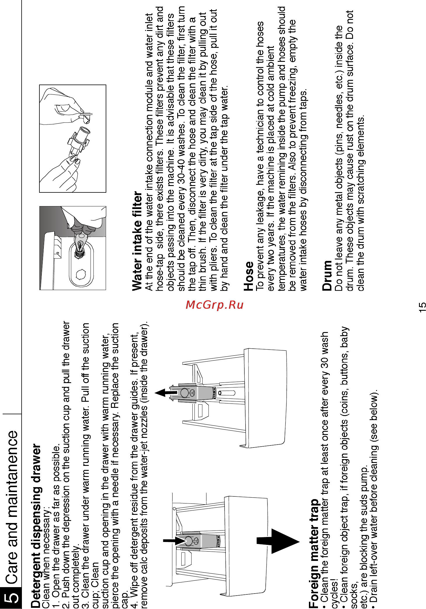Beko WMD 55080 [17/48] Care and maintanence