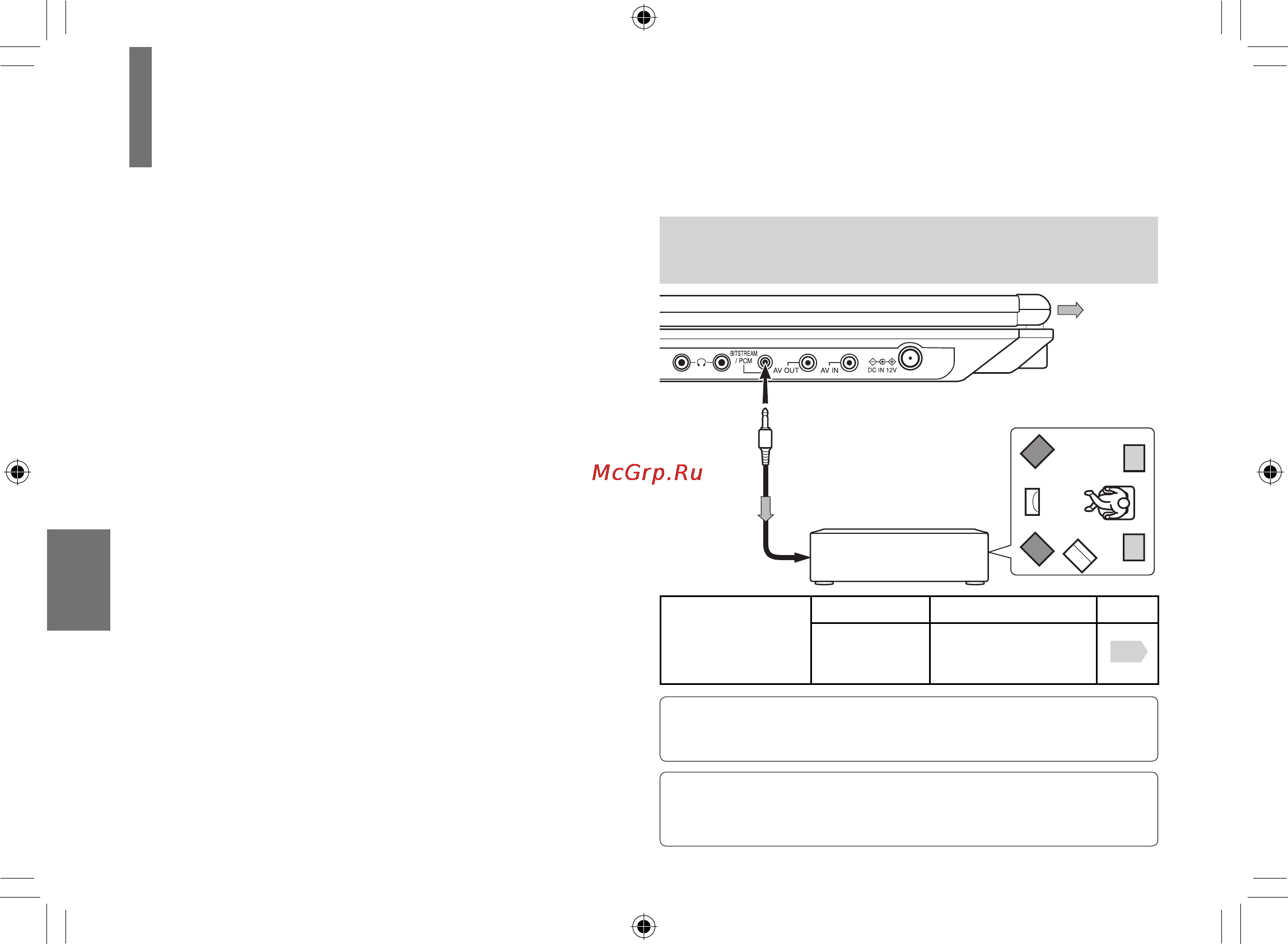Toshiba SD-P93 TWR [74/88] Подключение к аудиоаппаратуре