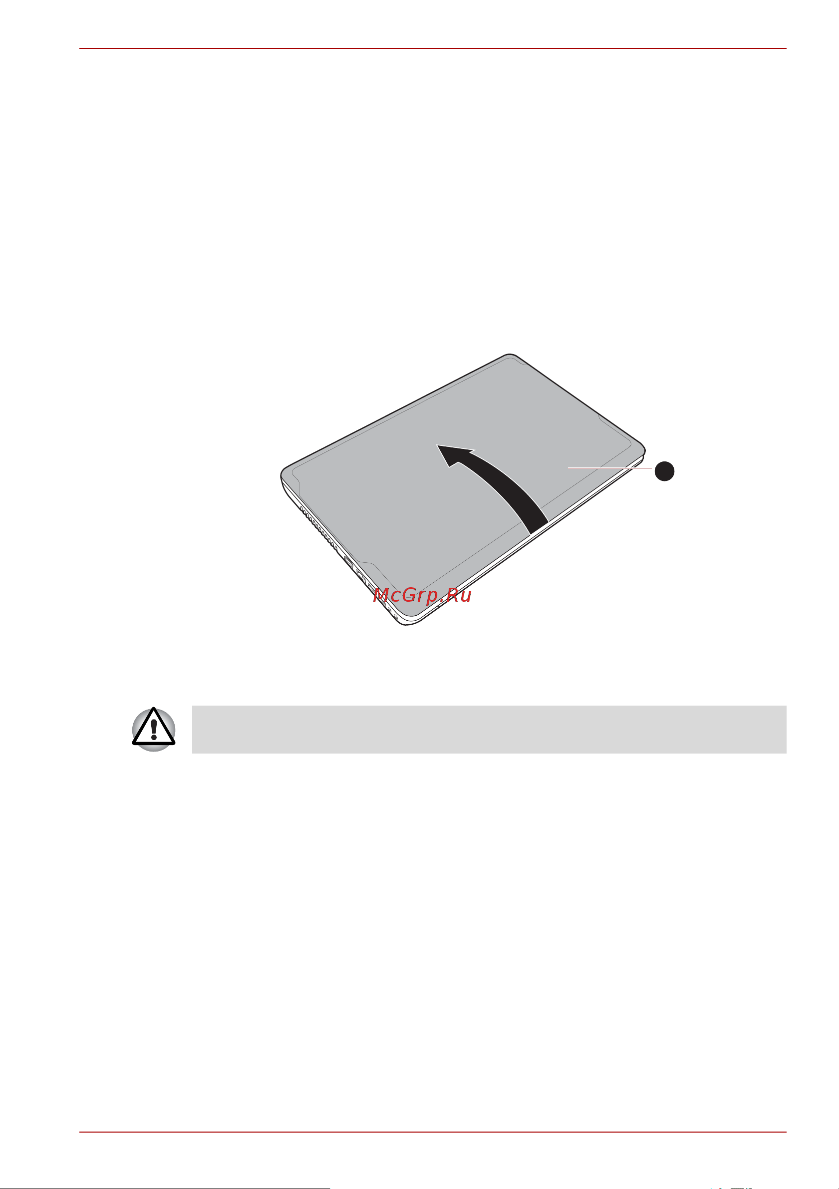 Toshiba Satellite C660-28K [25/170] Открытие дисплея