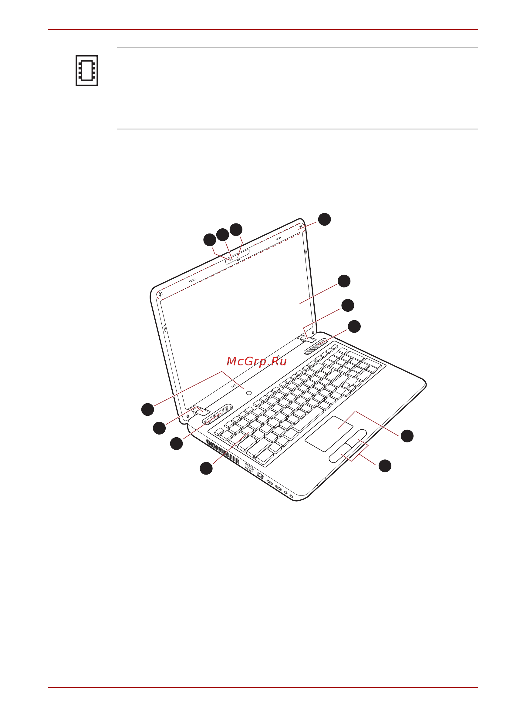 Toshiba Satellite C660-A1K [43/170] Вид спереди с открытым дисплеем