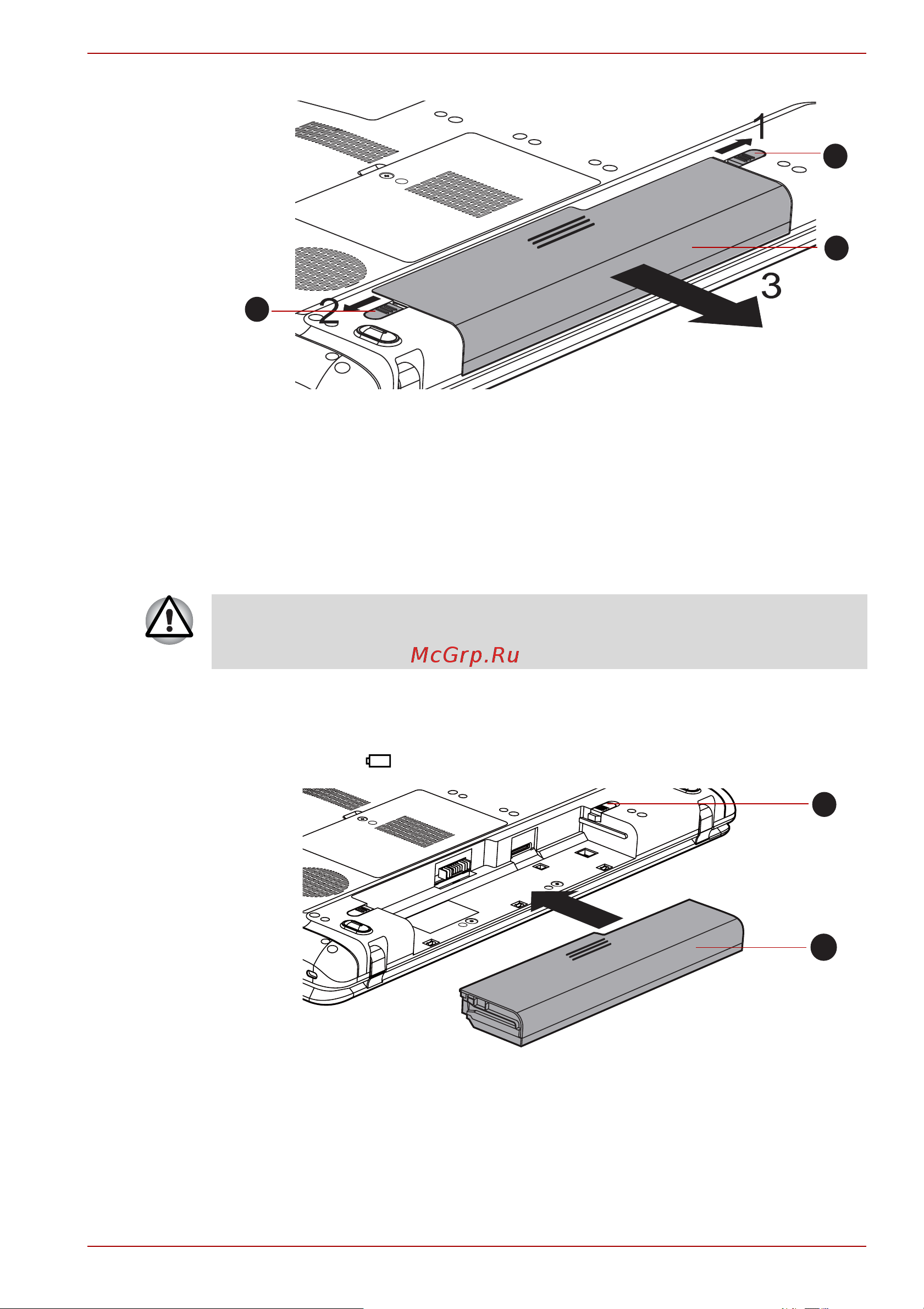 Toshiba Satellite L655-1H7 [141/199] Установка батарейного источника питания