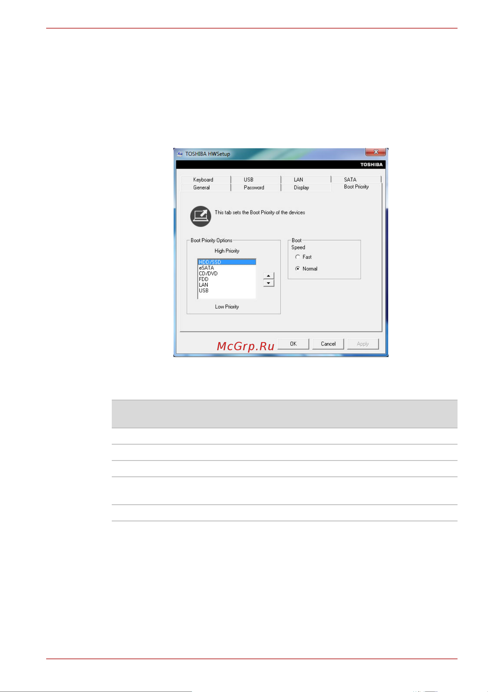 Toshiba Satellite L655-1H7 [148/199] Поле boot priority options