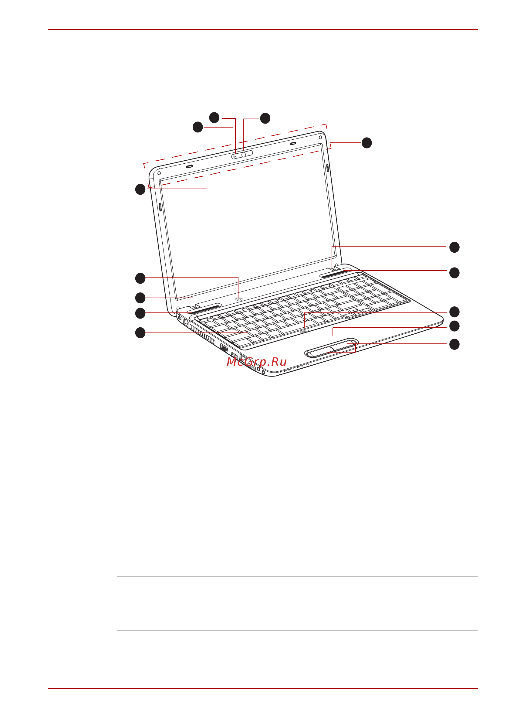 Toshiba Satellite L655-18N [45/199] Имеется в некоторых моделях внешний вид компьютера зависит от приобретенной модели