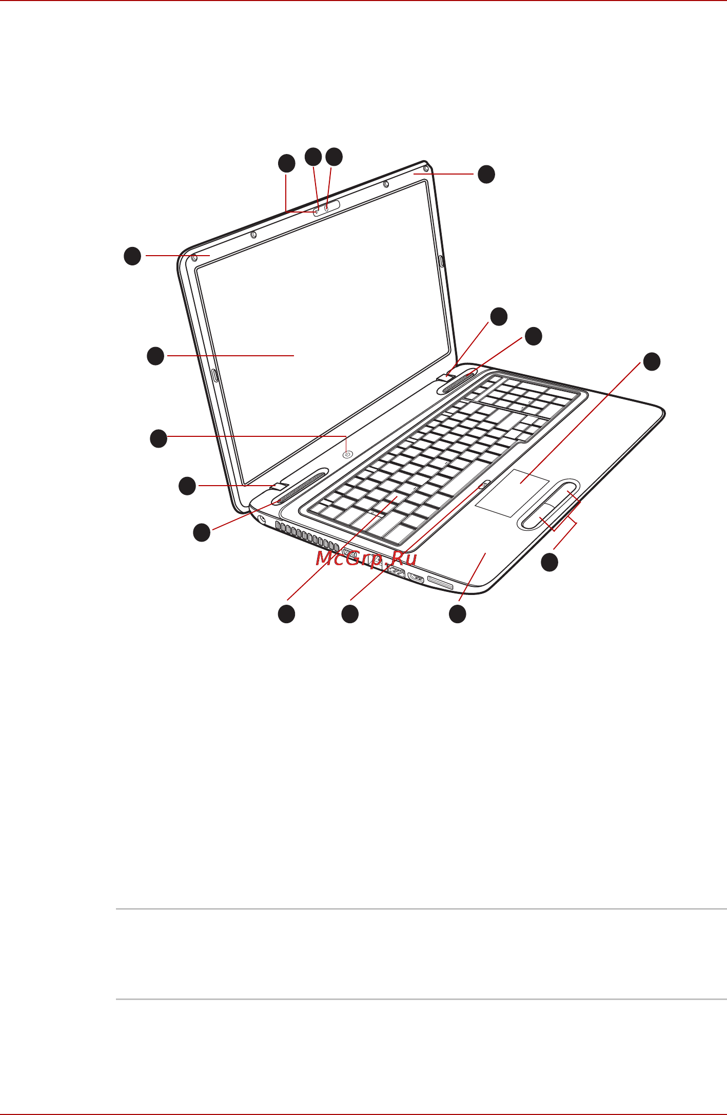 Toshiba Satellite L675D-111 [48/231] Вид спереди с открытым дисплеем