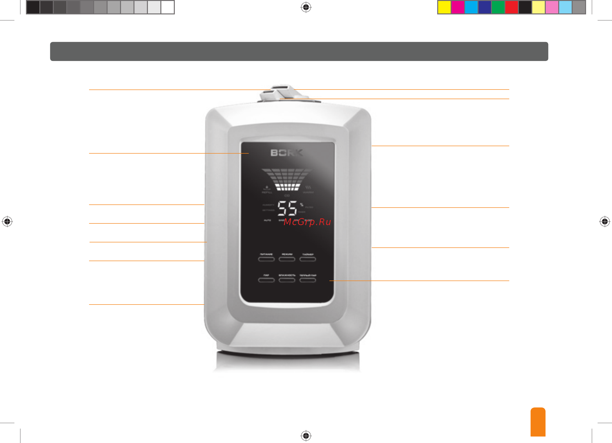Bork HF SUL 5555 WT [13/24] Устройство прибора