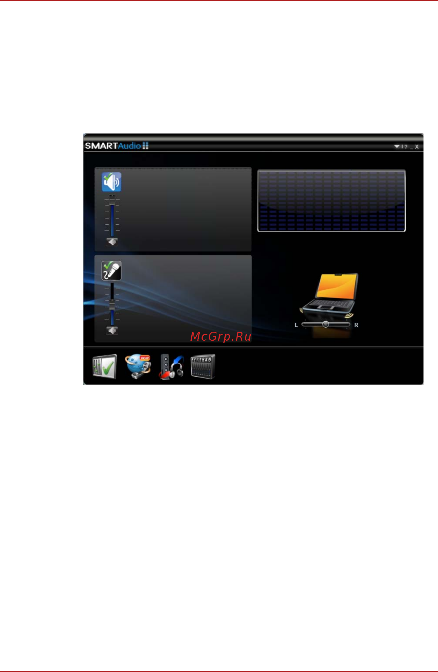 Toshiba L635-130 [118/234] Голосовые эффекты