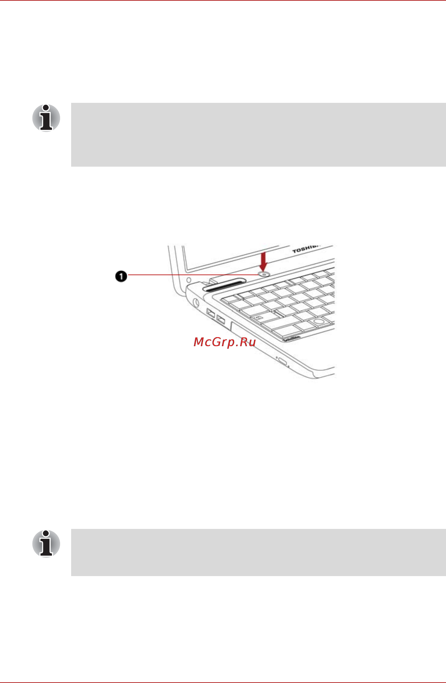 Toshiba L635-130 [31/234] Включение питания