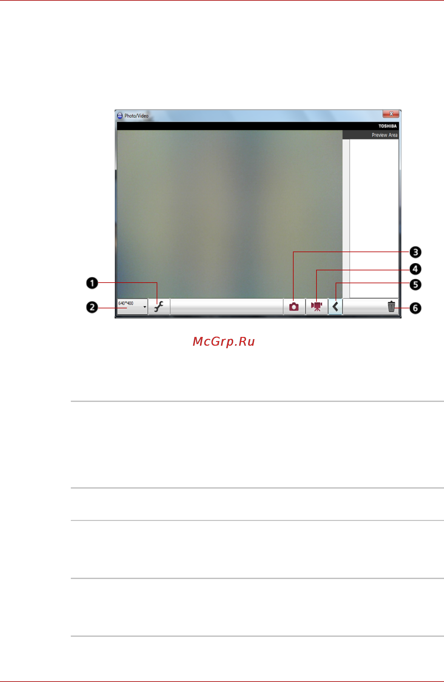 Toshiba L635-130 [89/234] Пользование приложения toshiba web camera application
