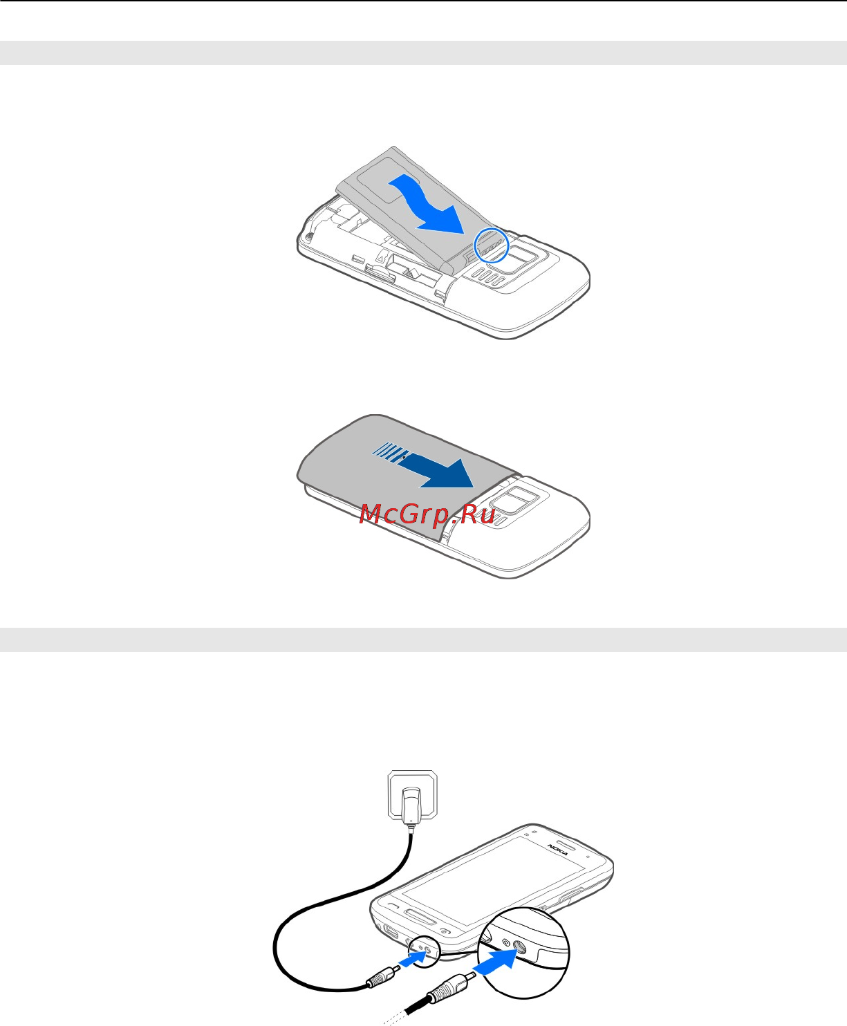 Nokia C6-01 Silver [14/136] Установка аккумулятора