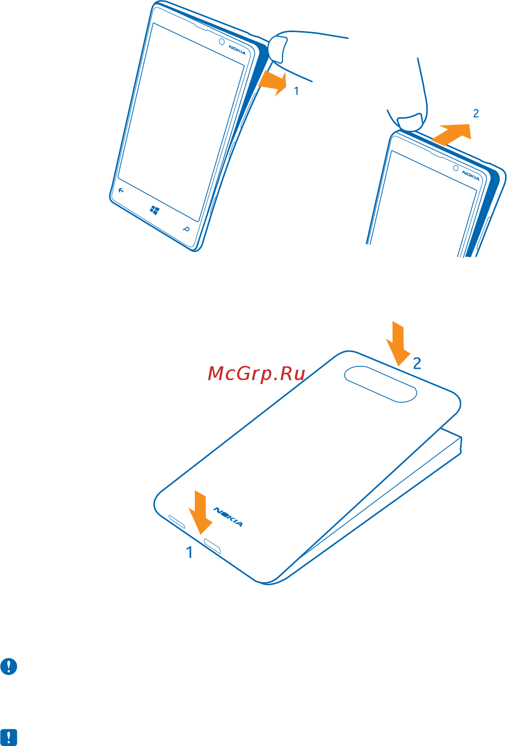 Nokia Lumia 820.1 Red [7/118] Вставка sim карты
