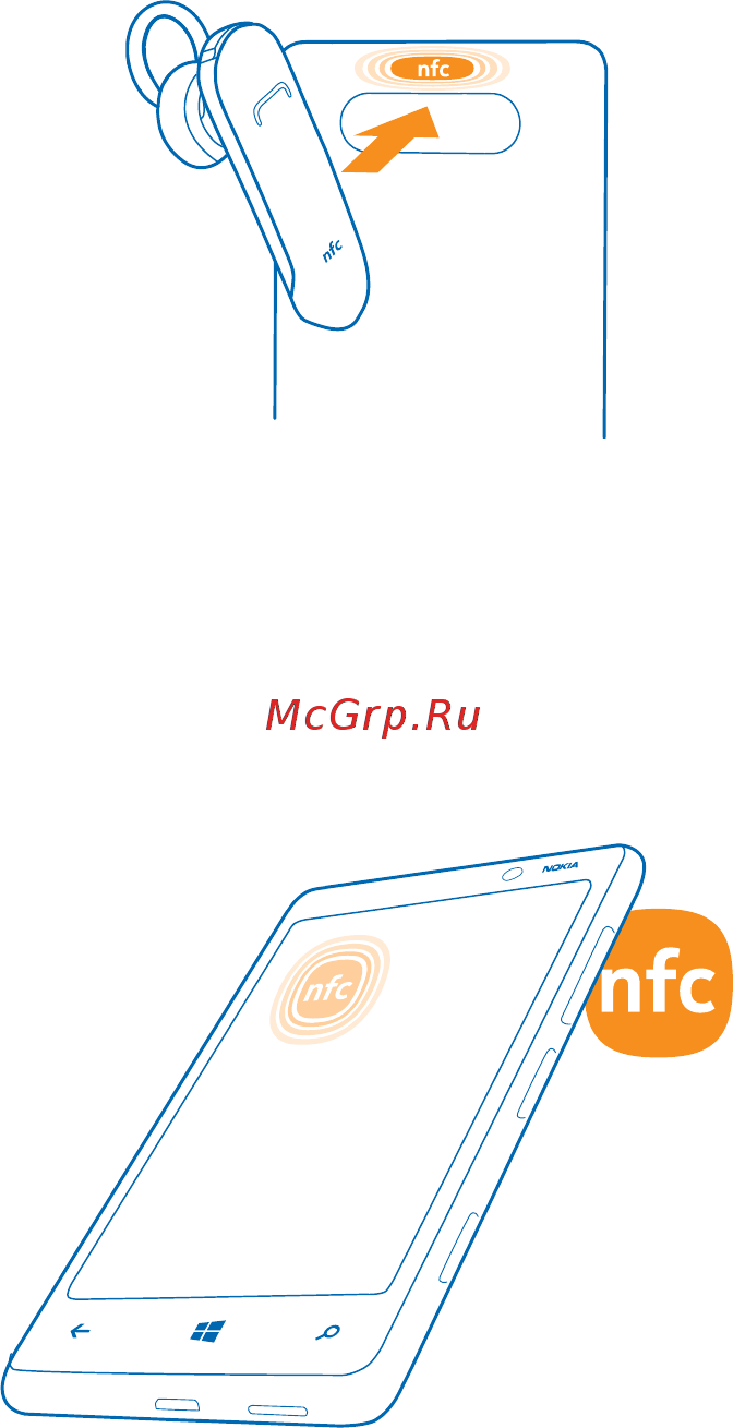 Nokia Lumia 820.1 Red [99/118] Подключение аксессуара bluetooth с функцией nfc