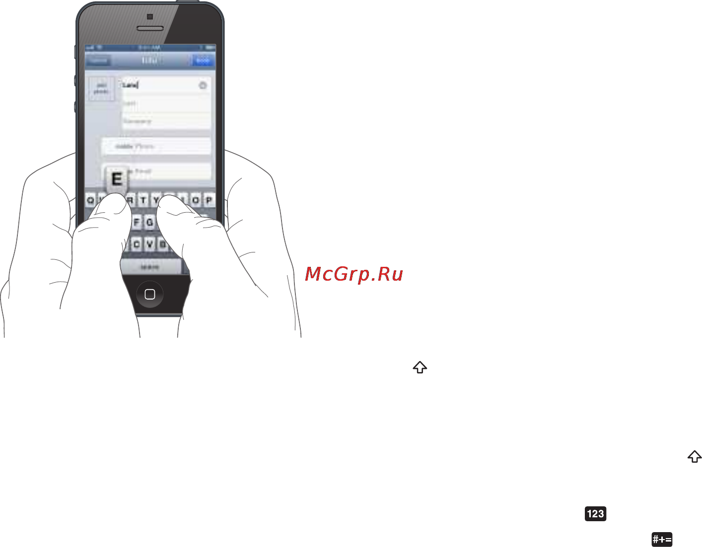 Apple iPhone 5 64Gb Black [24/174] Набор текста