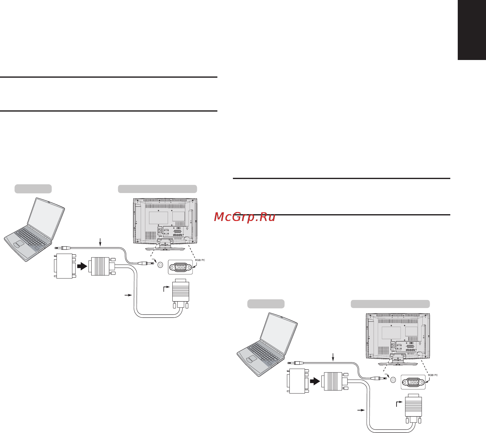 Toshiba 32 AV704 R [13/41] Подключение компьютера