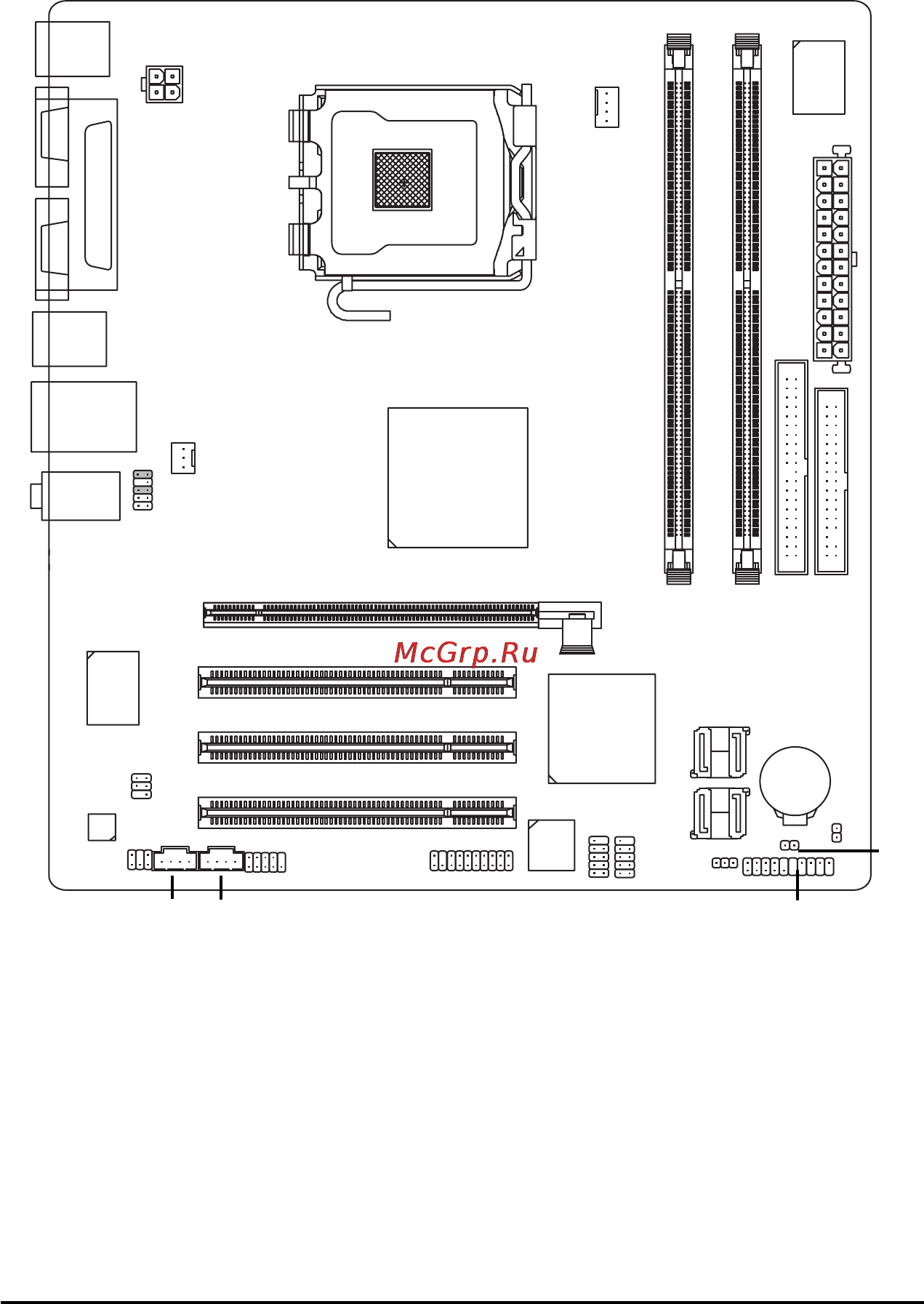 Gigabyte GA-8I945GME [6/80] Ga 8i945gme motherboard layout